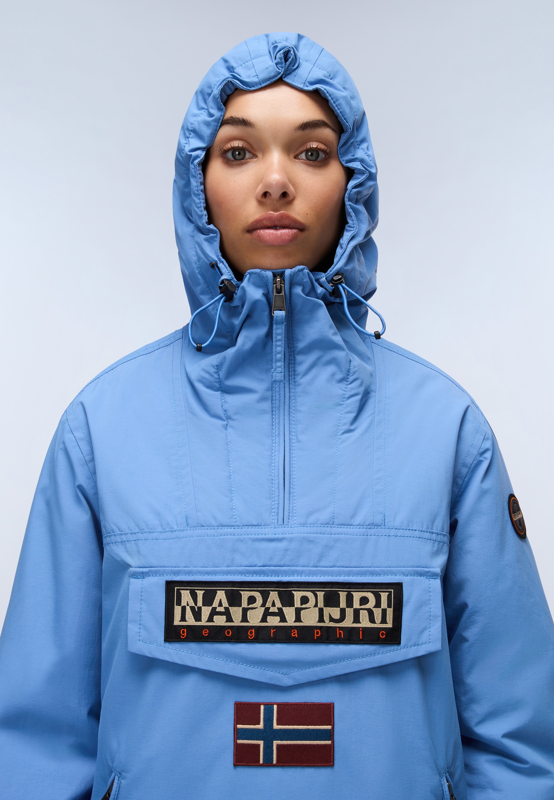 Napapijri Funktionsjacke »RAINFOREST«, mit Kapuze, Regular fit mit Kapuze und Kängurutasche