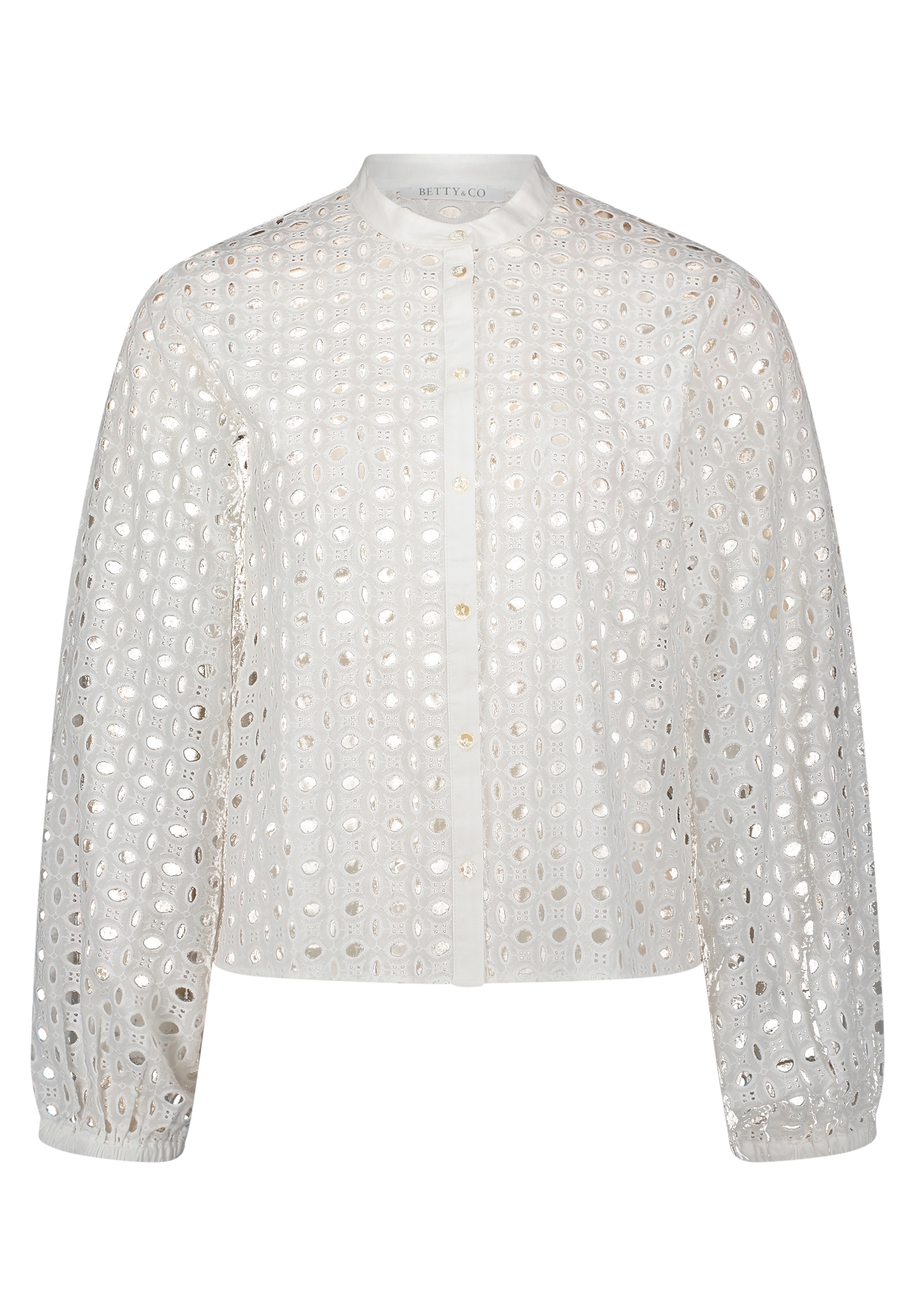 Betty&Co Spitzenbluse "Damen mit Stehkragen" günstig online kaufen