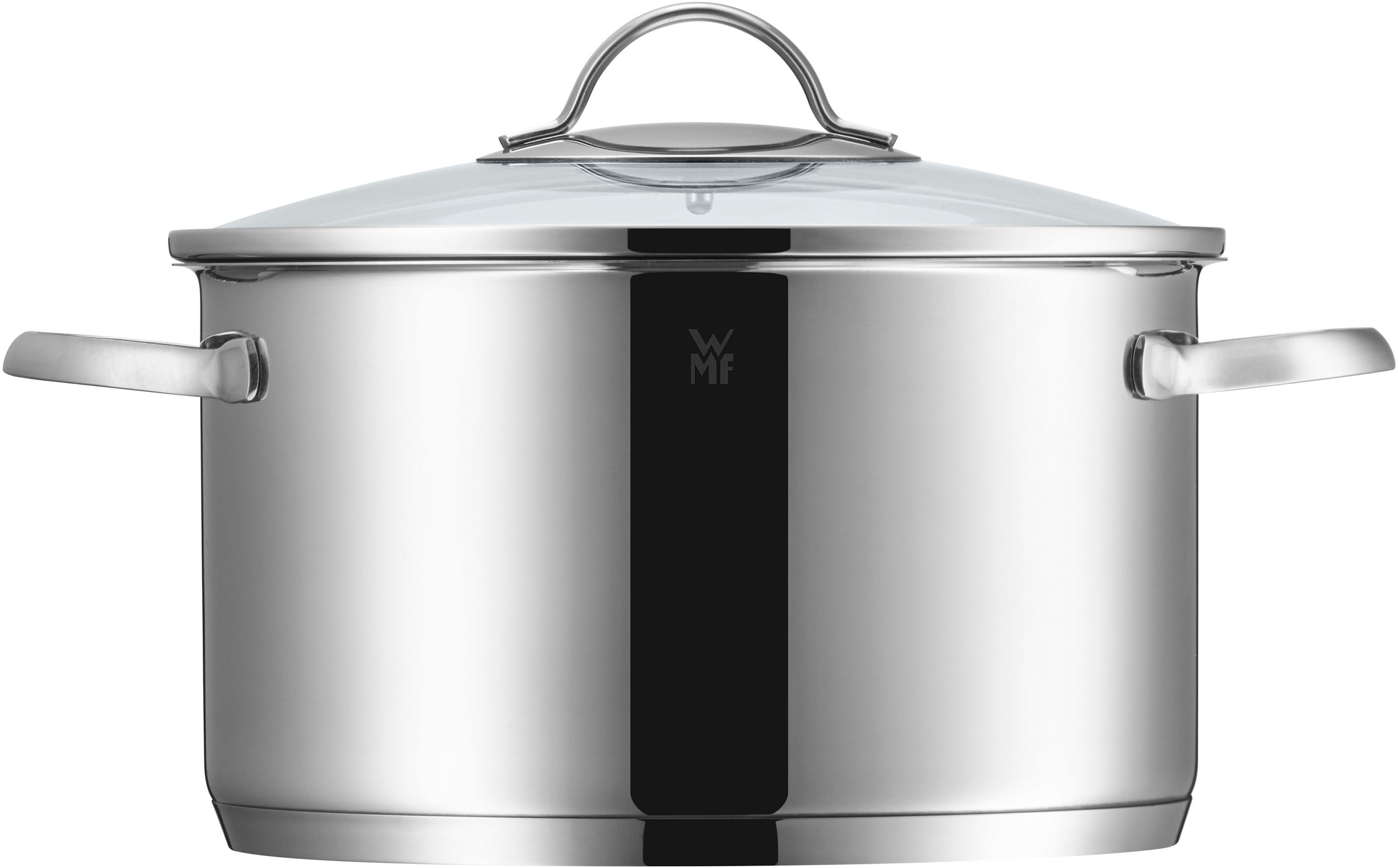 WMF Fleischtopf »Provence Plus«, Cromargan® Edelstahl Rostfrei 18/10, (2 tlg.), breiter Schüttrand, elegant, langlebig, spülmaschinengeeignet