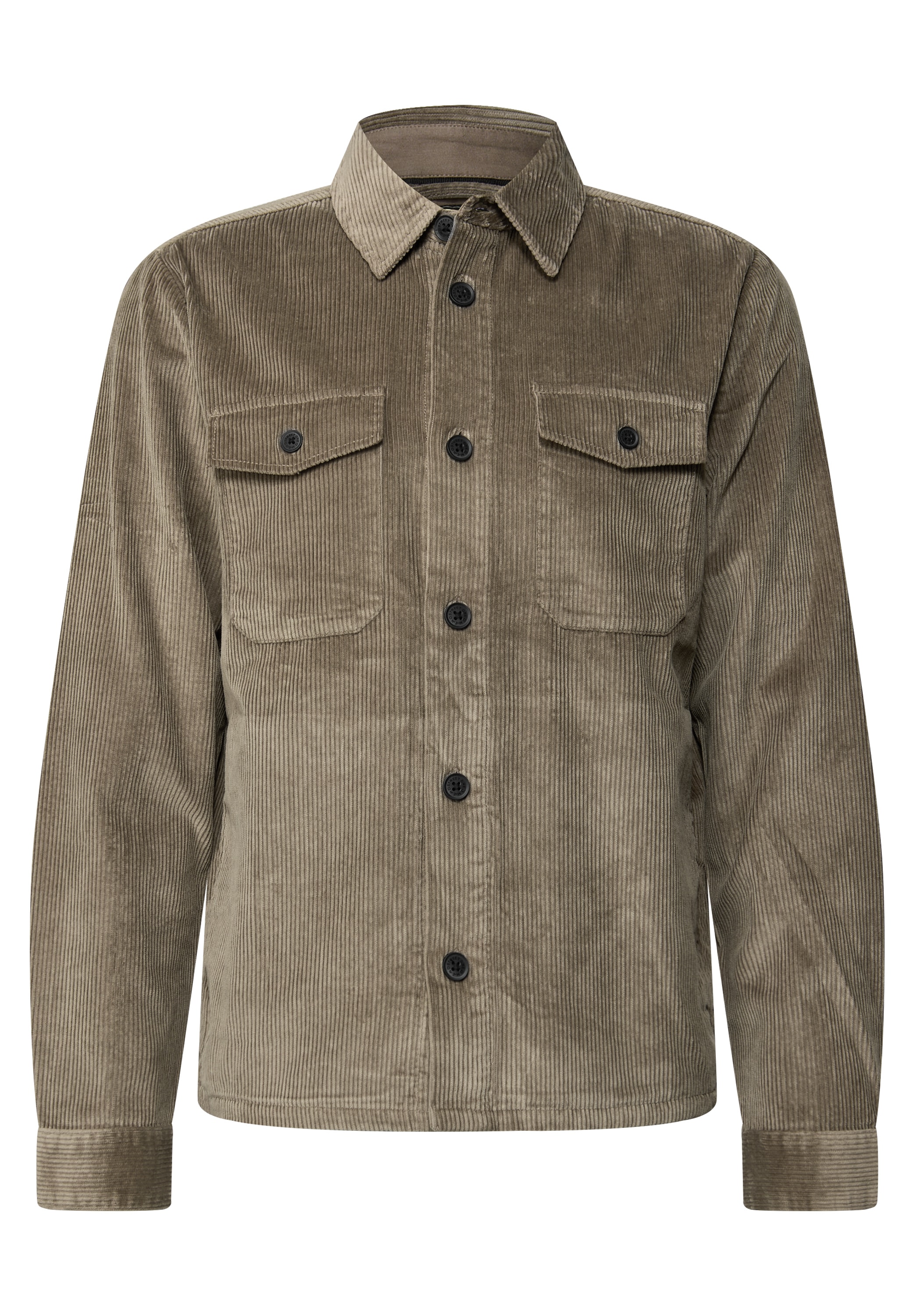 STREET ONE MEN Outdoorjacke, ohne Kapuze, aus reiner Baumwolle