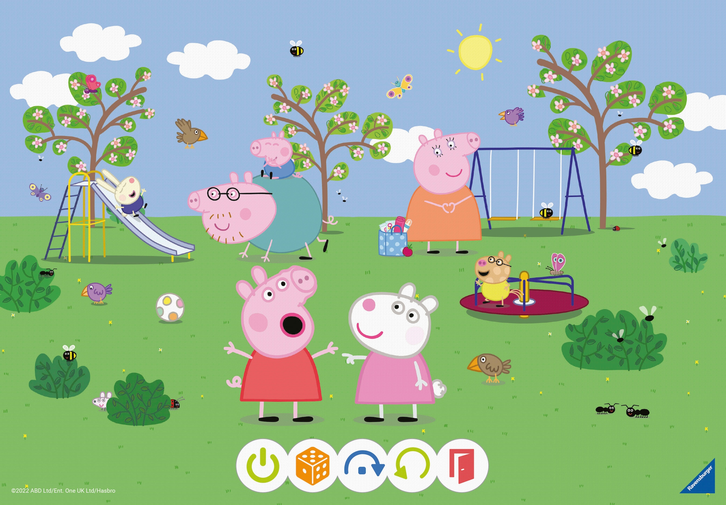 Ravensburger Puzzle »tiptoi® Puzzle für kleine Entdecker: Peppa Pig«, (2 x 24 Teile) Made in Europe