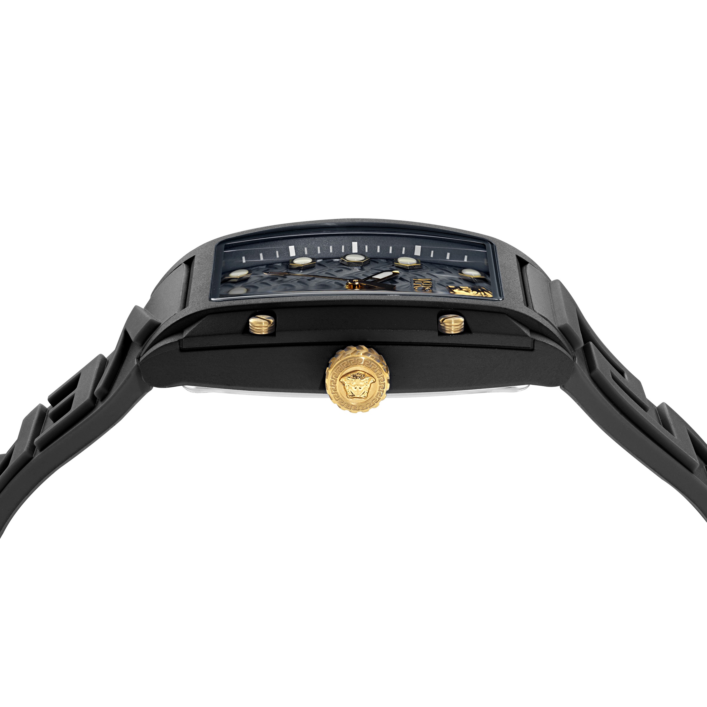 Versace Quarzuhr »DOMINUS ECO CERAMIC«, Armbanduhr, Damenuhr, Swiss Made, analog