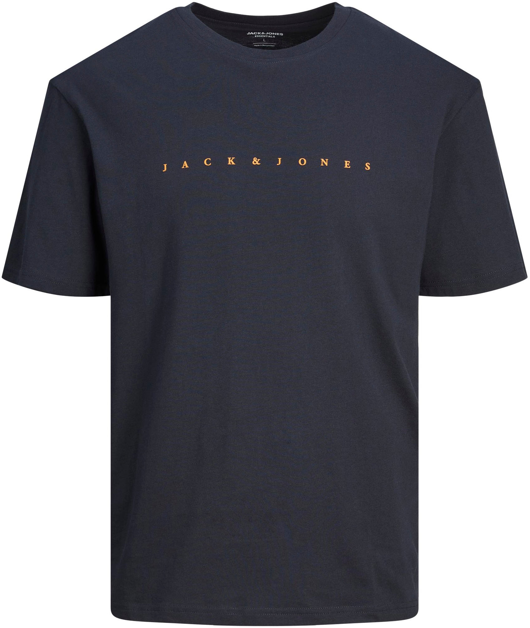 Jack & Jones PlusSize Rundhalsshirt »JJESTAR JJ TEE SS NOOS PLS« mit Logo Schriftzug