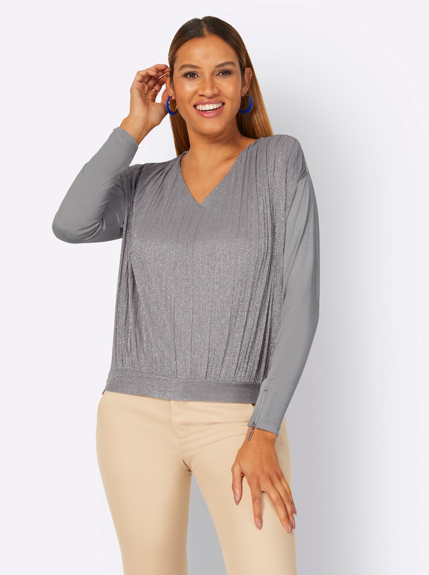 creation L Langarmshirt "Shirt", 1 Stk. günstig online kaufen