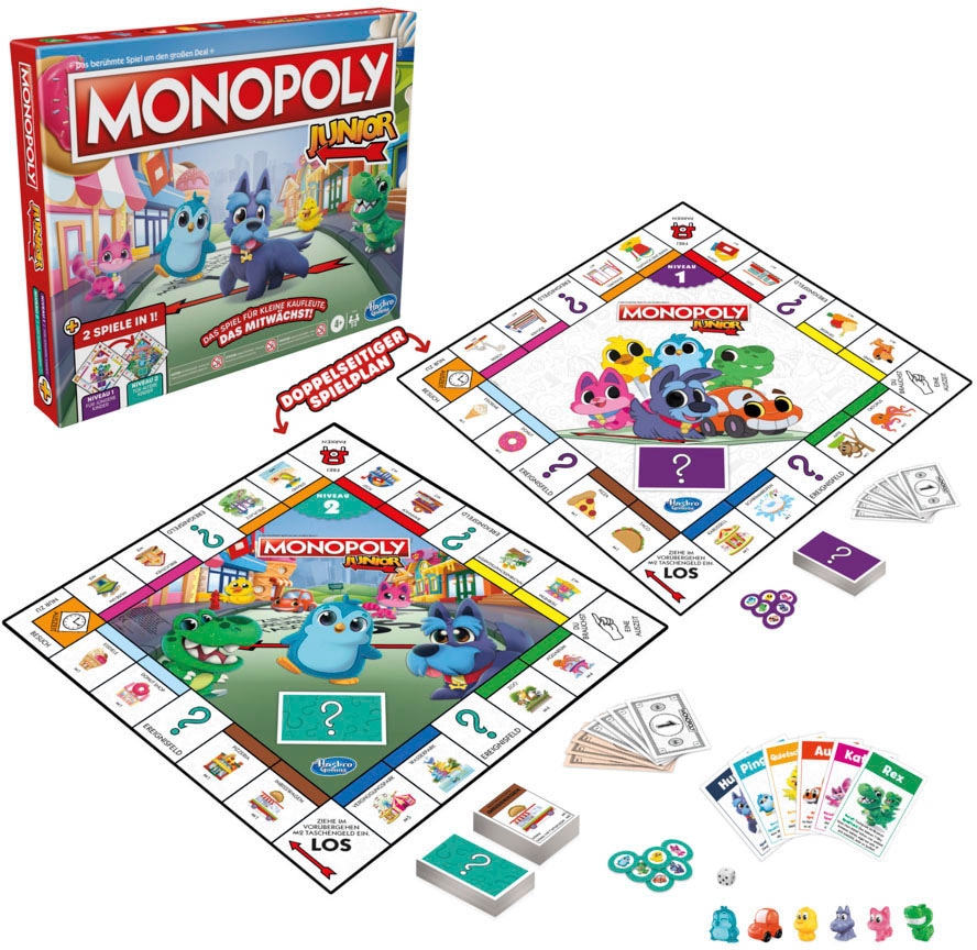 Hasbro Spiel »Monopoly Junior 2in1«, Made in Europe