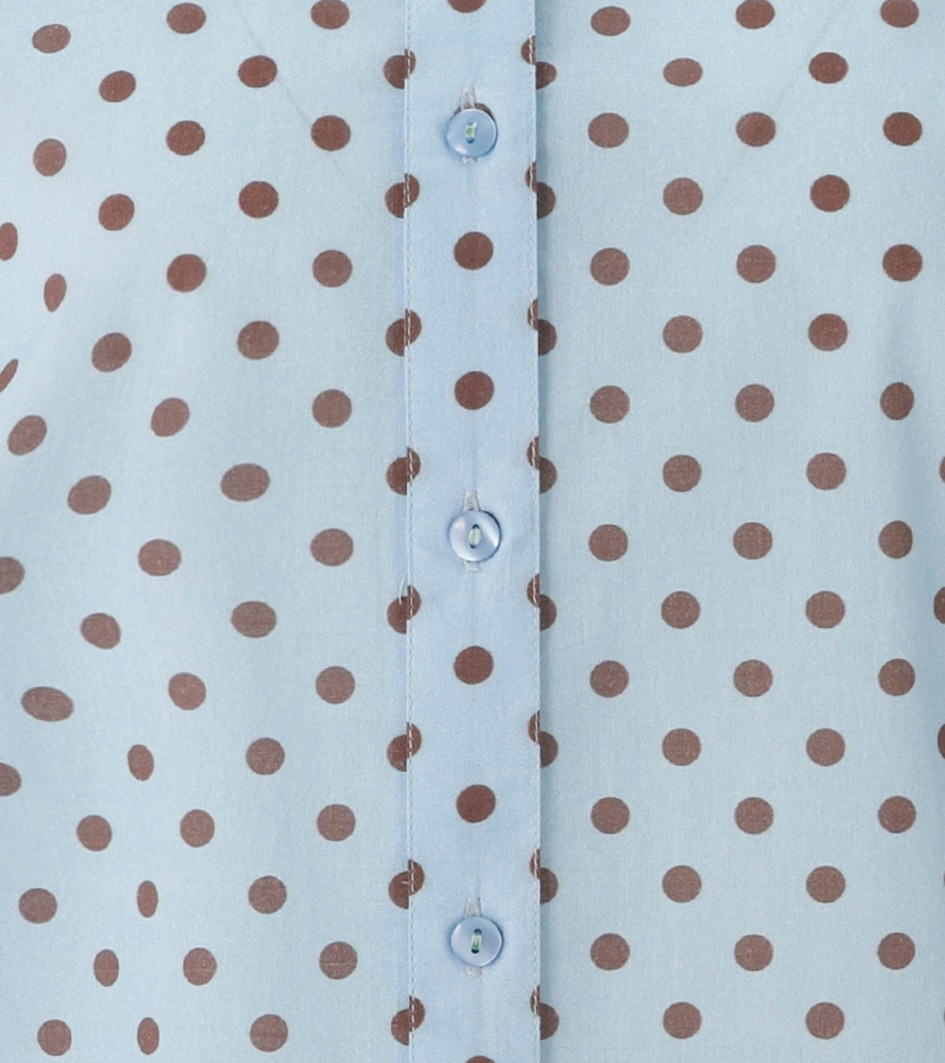 Aniston CASUAL Langarmbluse allover mit kleinen Punkten bedruckt - NEUE KOLLEKTION