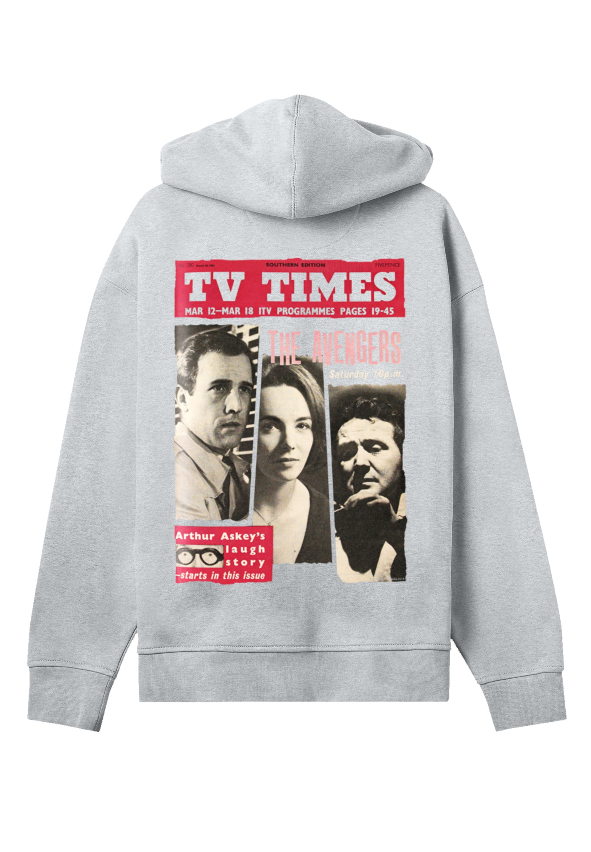 F4NT4STIC Kapuzenpullover »TV Times The Avengers 1961 Cover«, Premium Qualität