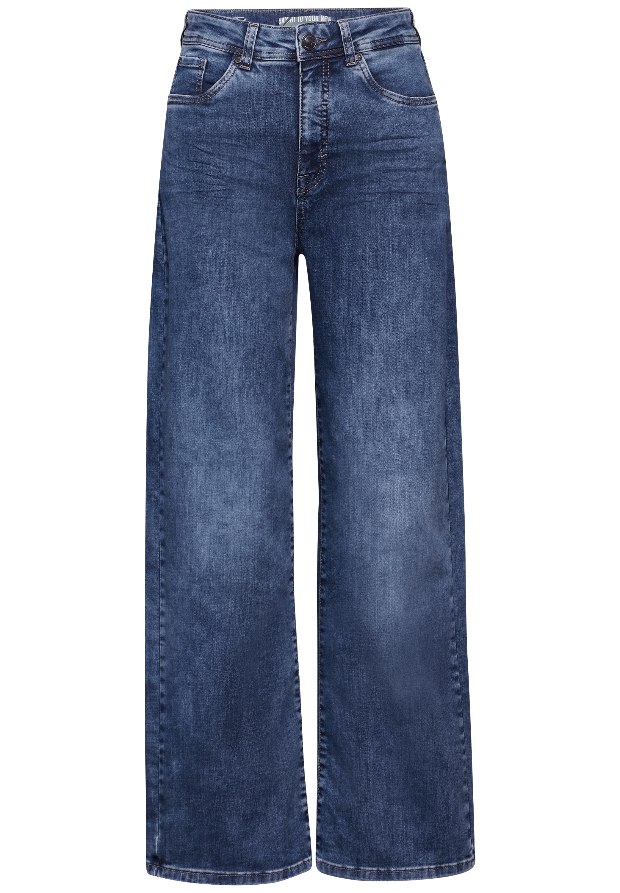 STREET ONE Loose-fit-Jeans, mit Wide Legs