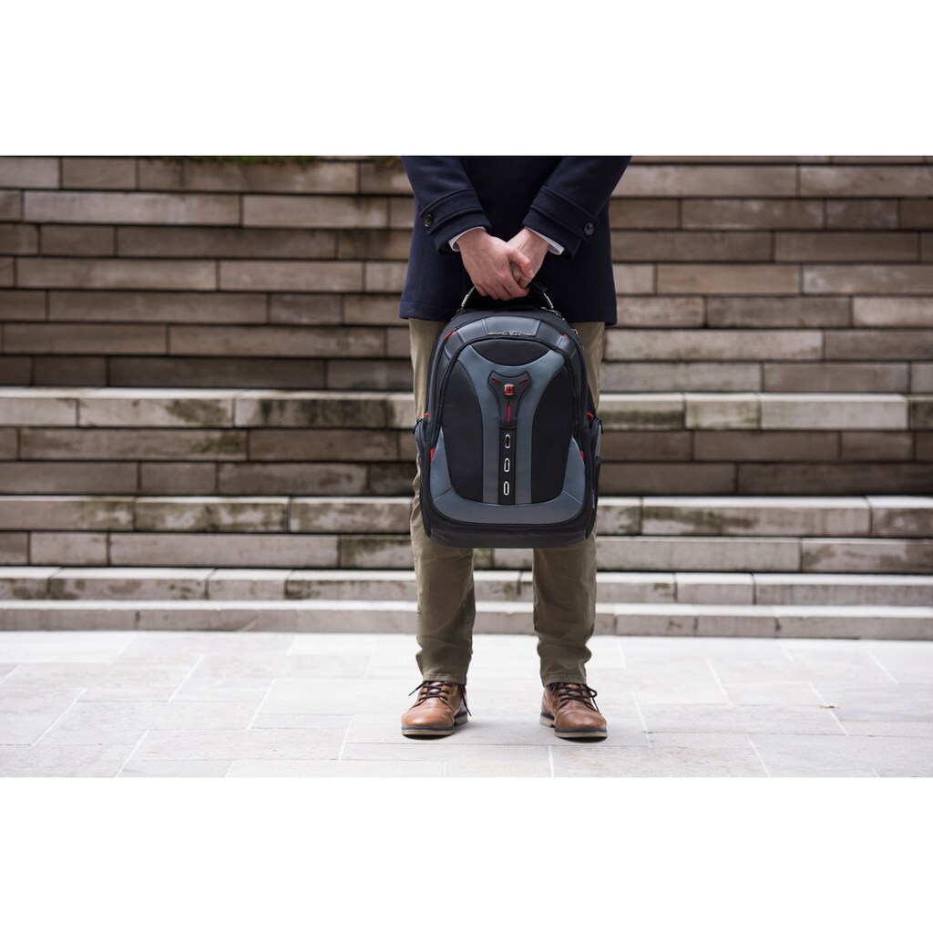 Wenger Laptoprucksack »Pegasus, grau/blau«