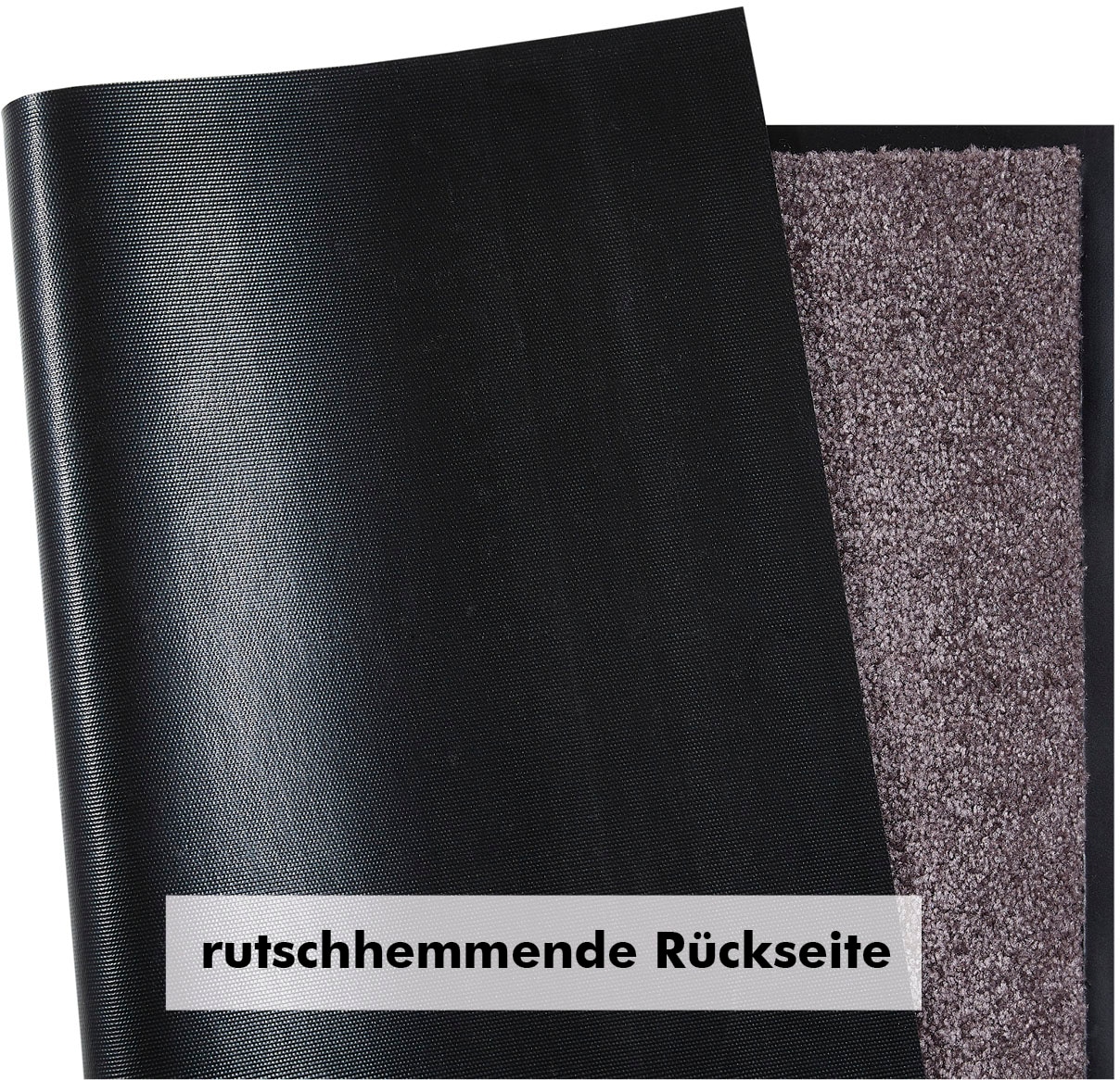 Andiamo Fußmatte »Super Wash & Clean«, rechteckig, 7 mm Höhe, Schmutzfangmatte, Uni Farben, Herbst &, rutschhemmend, waschbar