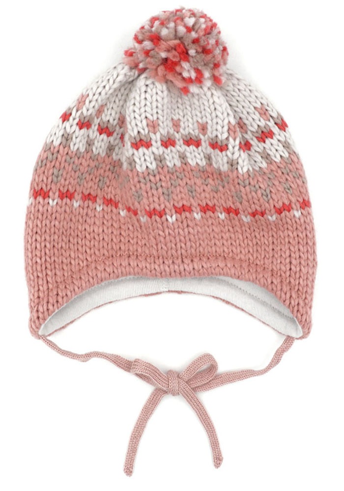 Thumbnail - MAXIMO Strickmütze, im Grobstrick-Jacuard mit Pompon und Futter