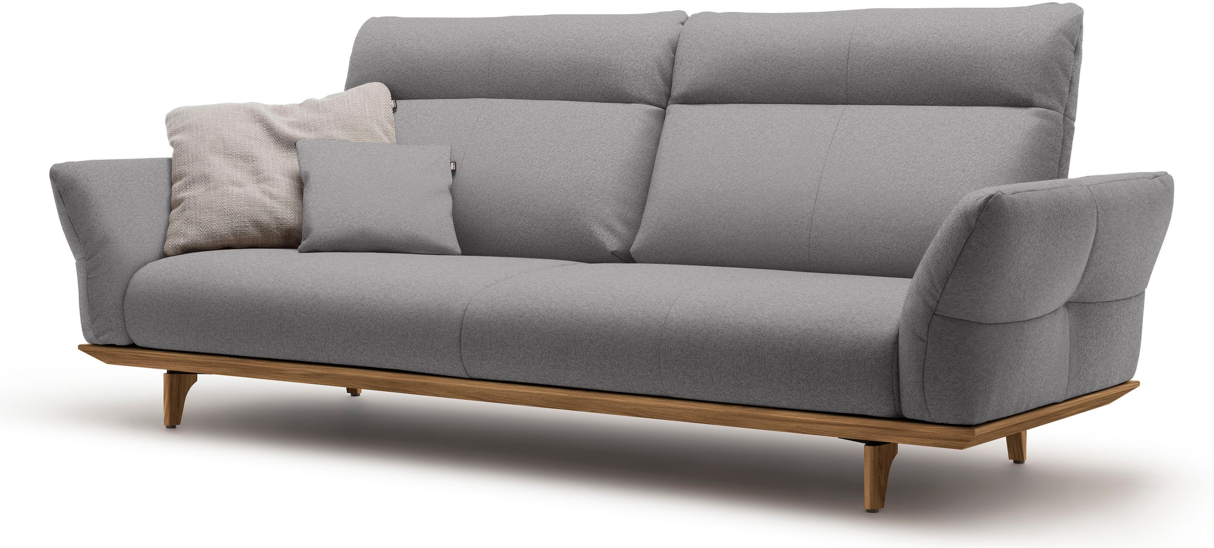 hülsta sofa 3,5-Sitzer »hs.460«, Sockel und Füße in Nussbaum, Breite 228 cm