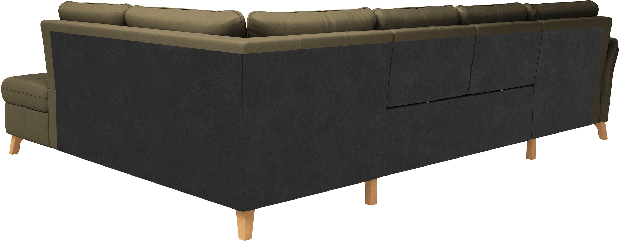 sit&more Wohnlandschaft »Göteborg«, inkl. Sitztiefenverstellung, wahlweise mit Bettfunktion & Bettkasten