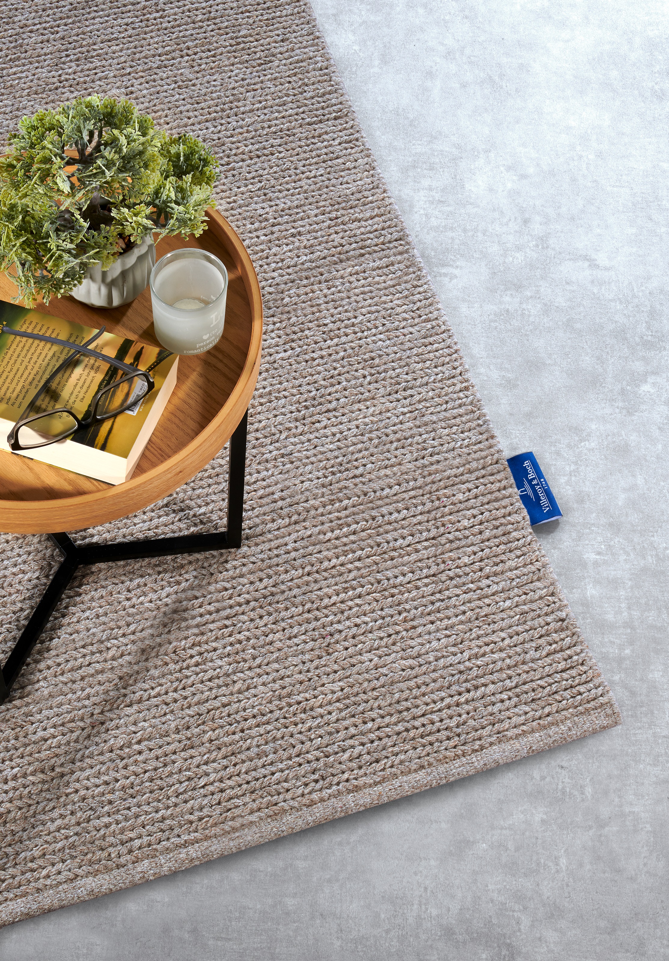 Villeroy & Boch Wollteppich »Francois«, rechteckig, 7 mm Höhe, in rund, oval, Läufer, handgewebt, Wolle, Wohnzimmer, Schlafzimmer