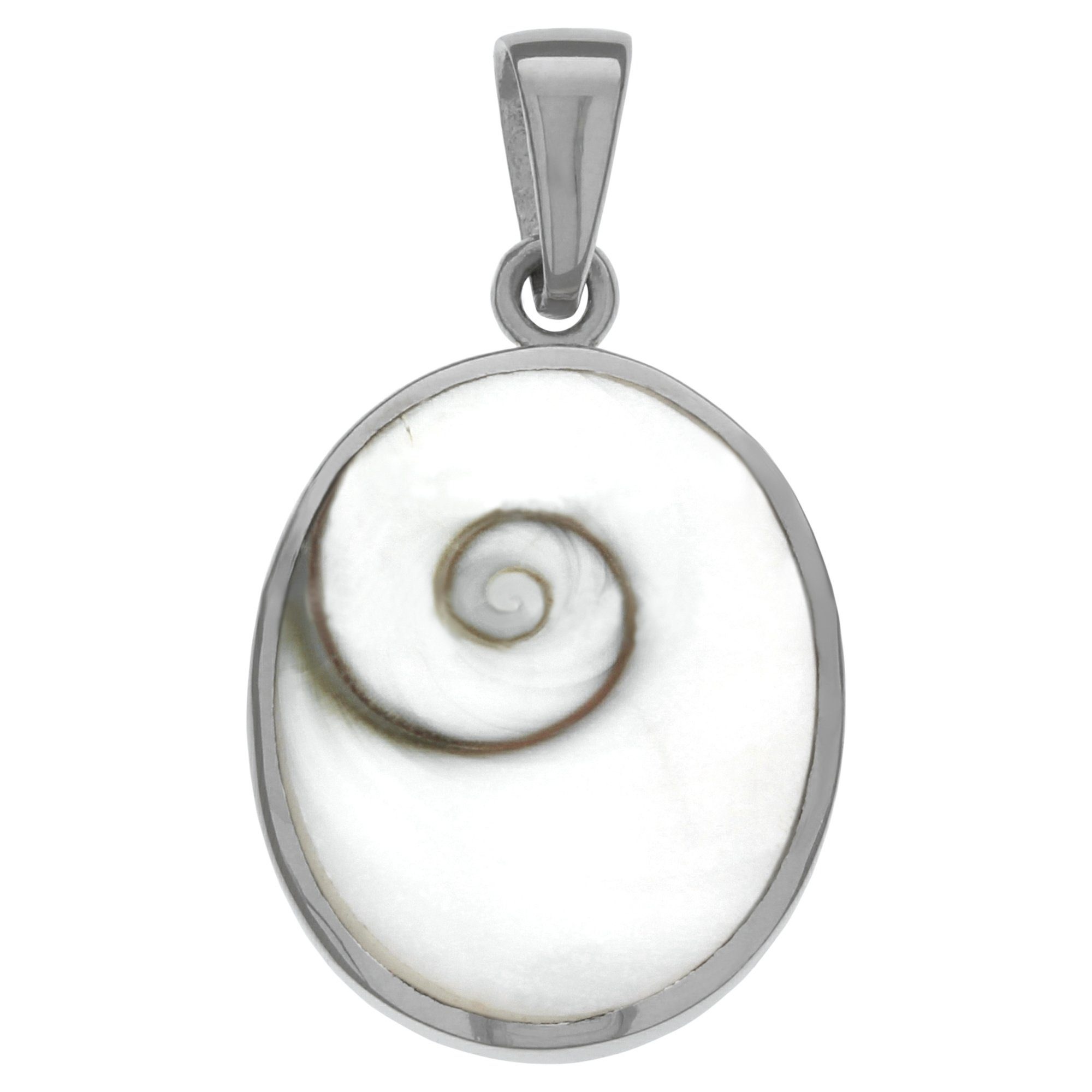Vivance Kettenanhänger »925/- Sterling Silber mit Muschel« Anhänger