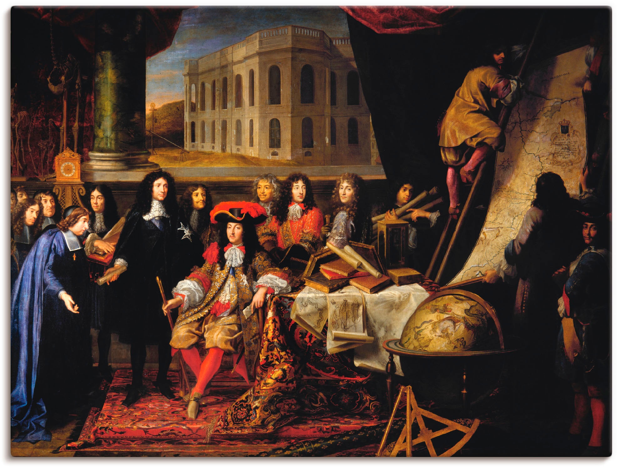 Artland Leinwandbild "Ludwig XIV., um 1670", Menschen, (1 St.), auf Keilrahmen gespannt