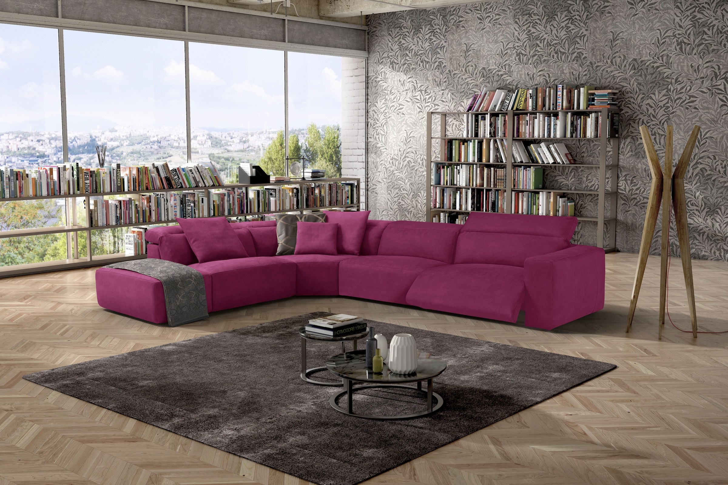 Egoitaliano Ecksofa "Beverly, extravangantes Designsofa mit erstklassigem S günstig online kaufen