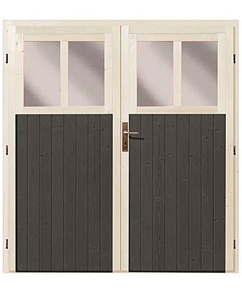 Karibu Gartenhaus »Wurmberg 2«, terragrau, anthrazit oder naturbelassen