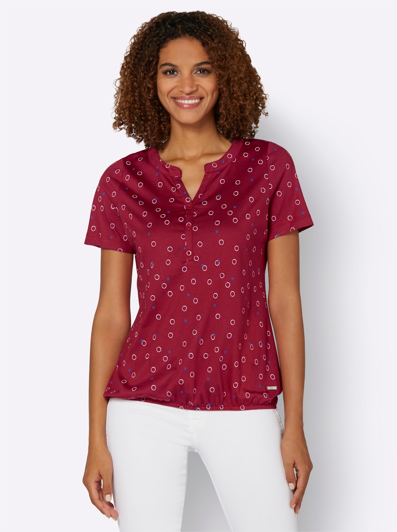 Casual Looks Print-Shirt "Shirt" 1 Stk. tlg. günstig online kaufen