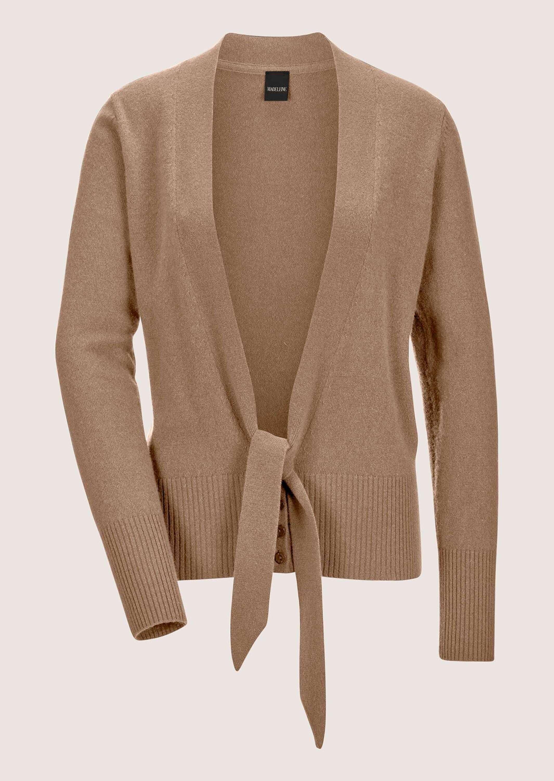 MADELEINE Strickjacke "Strickjacke Kaschmir-Strickjacke mit tiefem V-Aussch günstig online kaufen