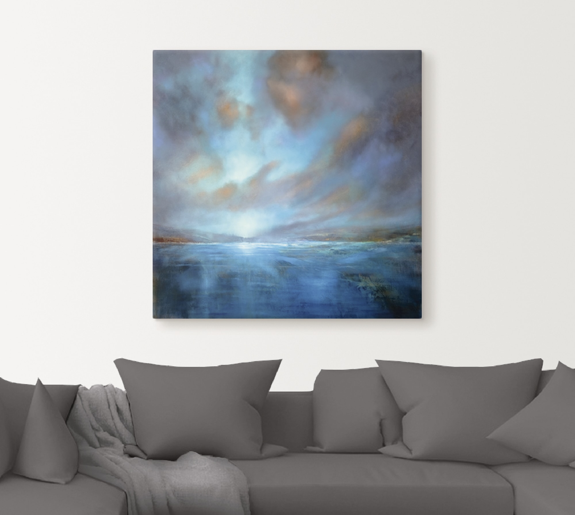 Artland Wandbild »Blaue Weite«, Gewässer, (1 St.), als Leinwandbild, Poster in verschied. Größen