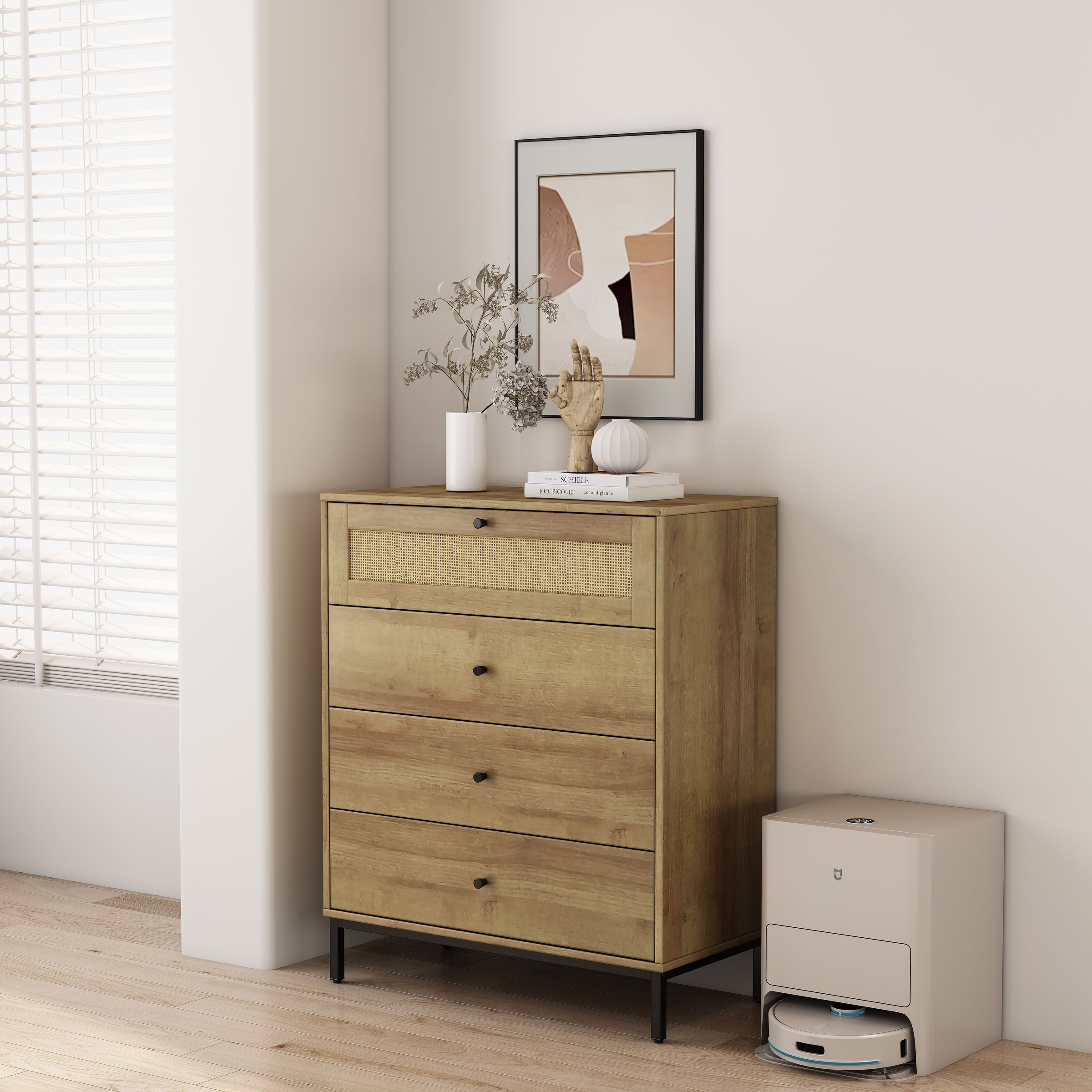 OTTO home Kombikommode "Motala Sideboard Wäscheschrank im BOHO Design Bests günstig online kaufen