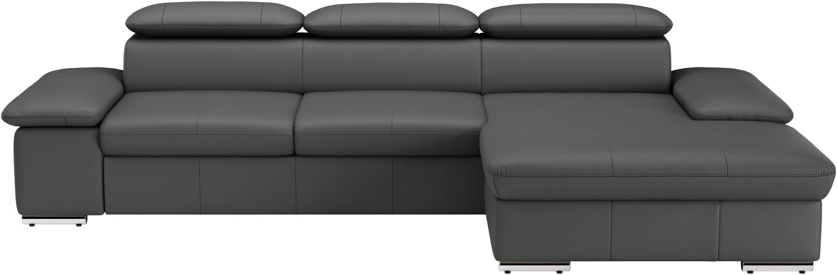 sit&more Ecksofa "Valantine L-Form, B: 286 cm" mit Arm- & Kopfteilverstellung, optional mit Schlaffunktion