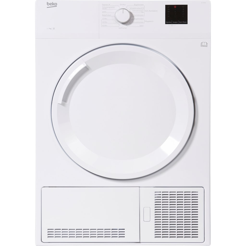 BEKO Kondenstrockner »DC 7130 N«, 7 kg