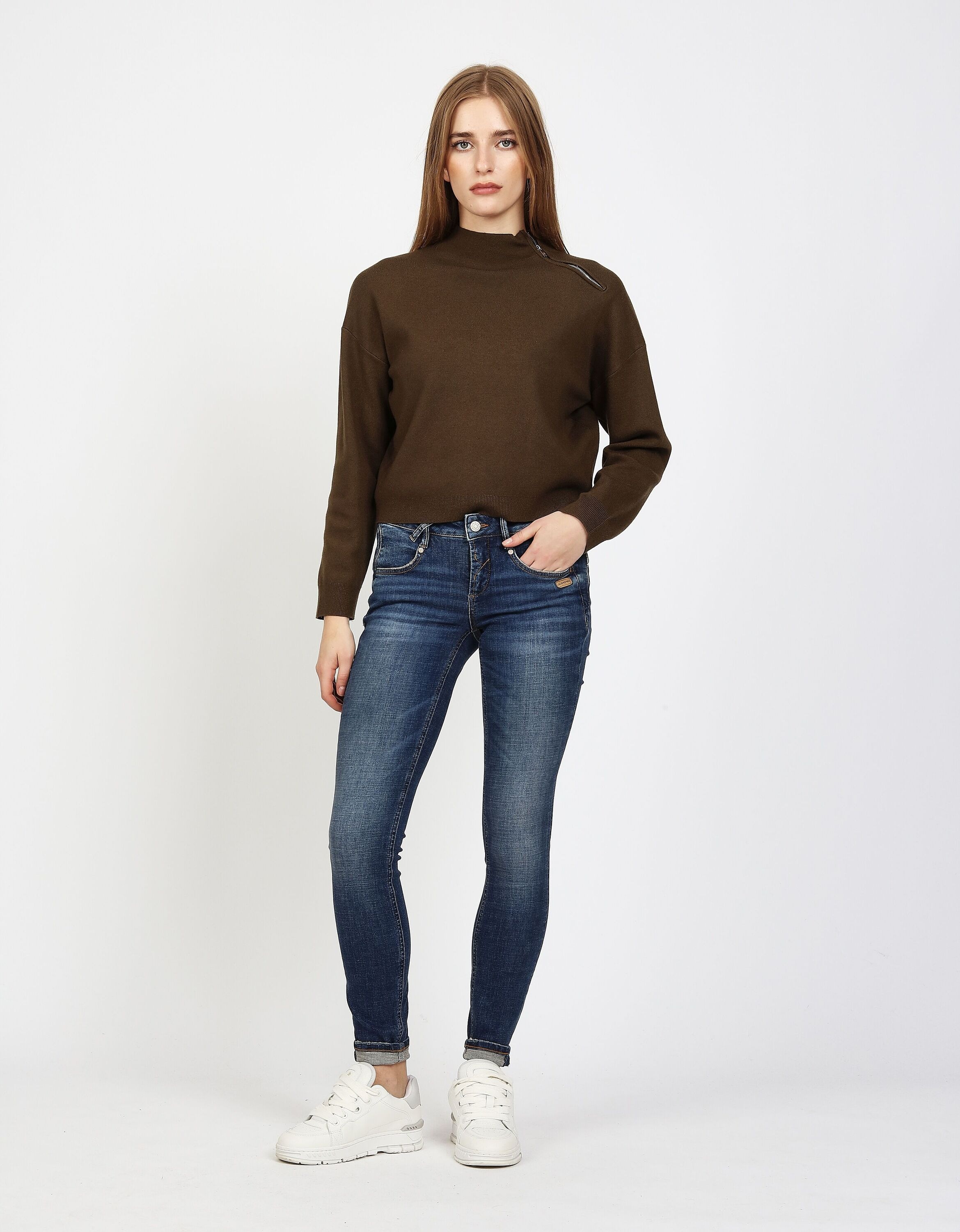 GANG Skinny-fit-Jeans »94NELE« im 5-Pocket-Style