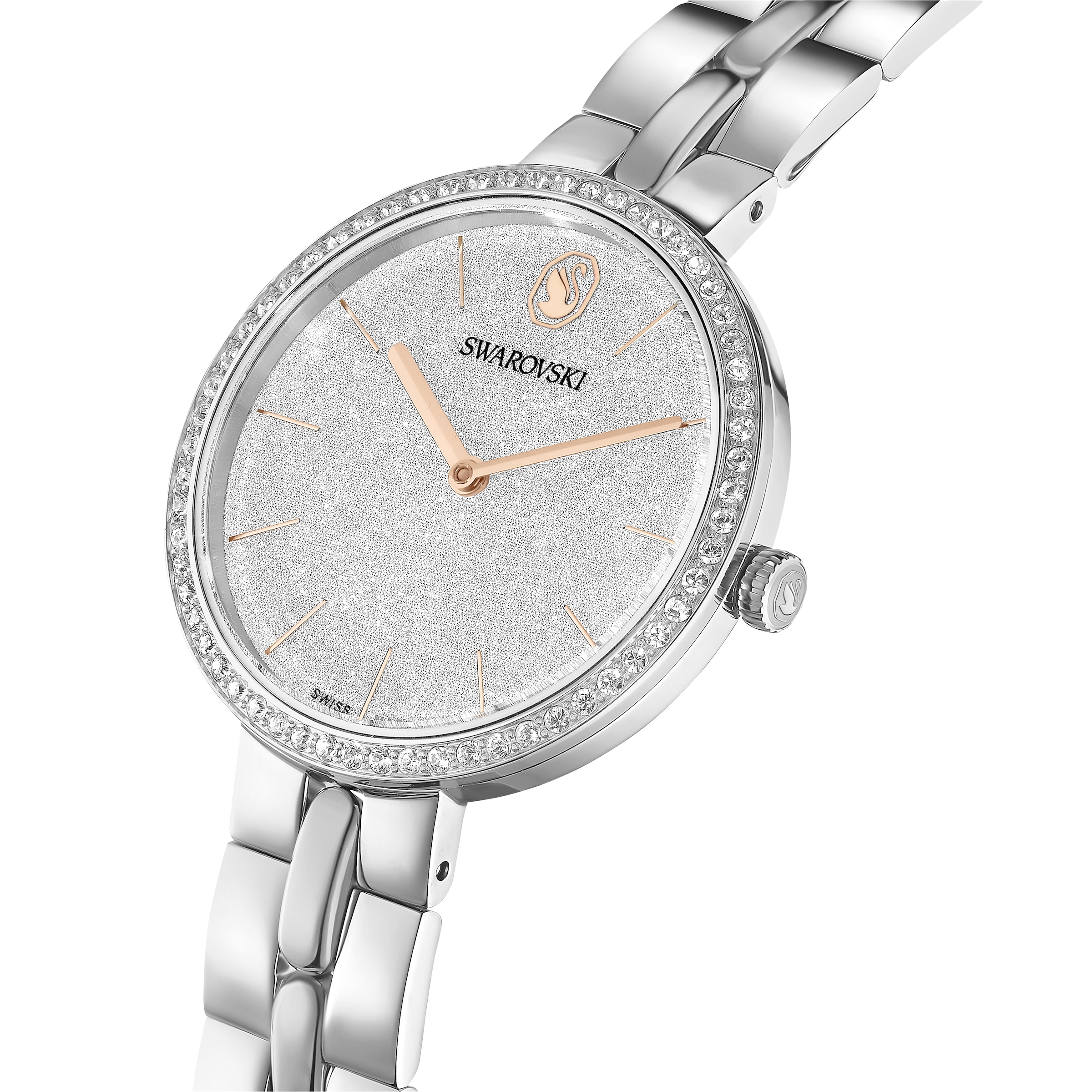Swarovski Quarzuhr »COSMOPOLITAN« Armbanduhr, Damenuhr, Swiss Made, Edelstahlarmband, analog