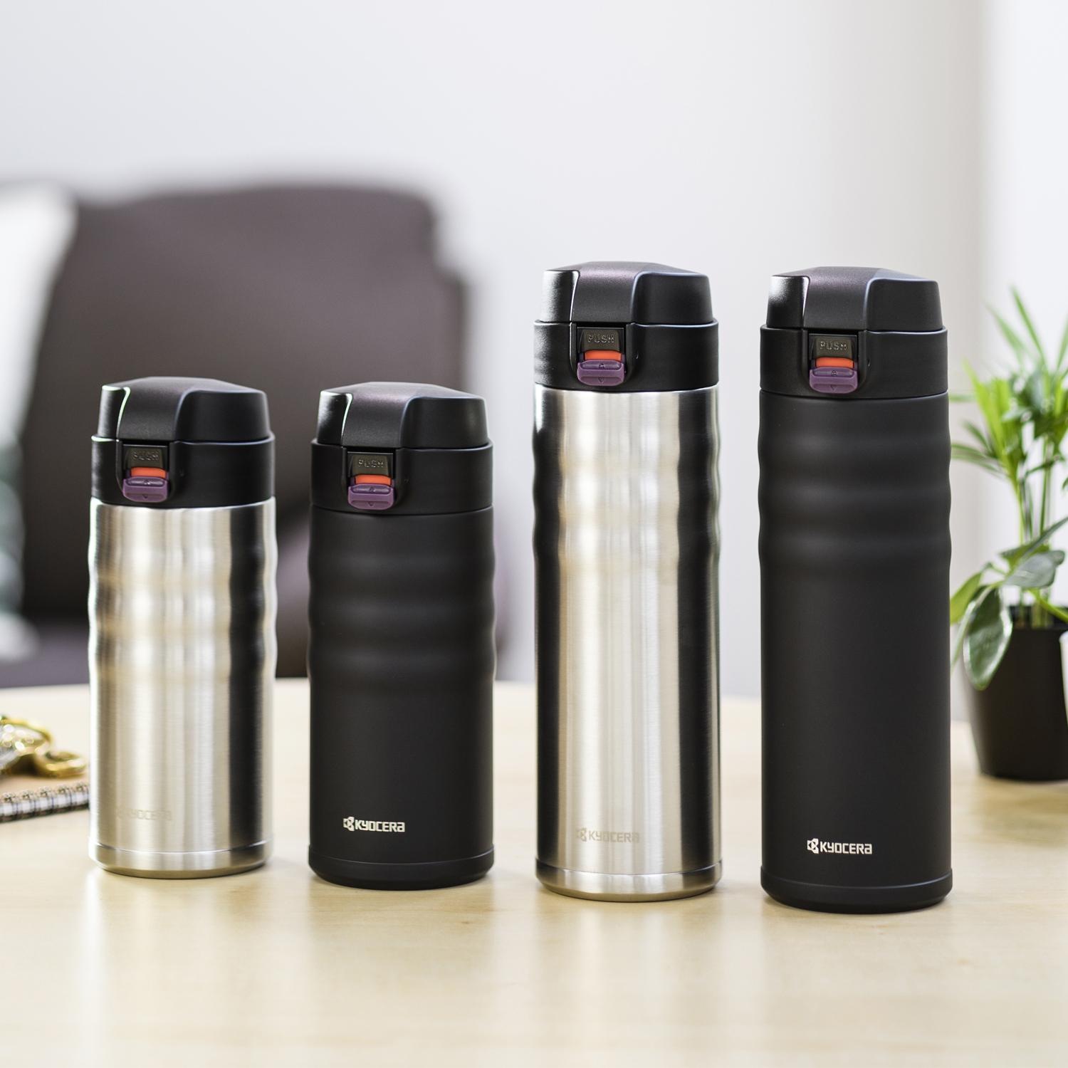 KYOCERA Isolierflasche »Flip Top« Fassungsvermögen 500 ml, Höhe 21 cm