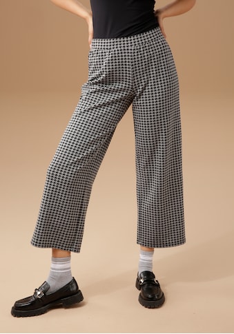 Aniston CASUAL Culotte, mit trendigem Hahnentritt-Muster - NEUE KOLLEKTION kaufen