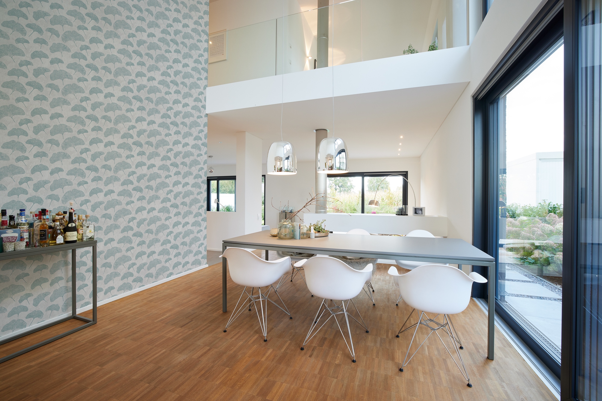 A.S. Création Vliestapete »Ginko Blatt Tapete« gemustert | matt | neutral strukturiert Tapete Floral Blättertapete Tapeten Wohnzimmer Schlafzimmer Küche Flur