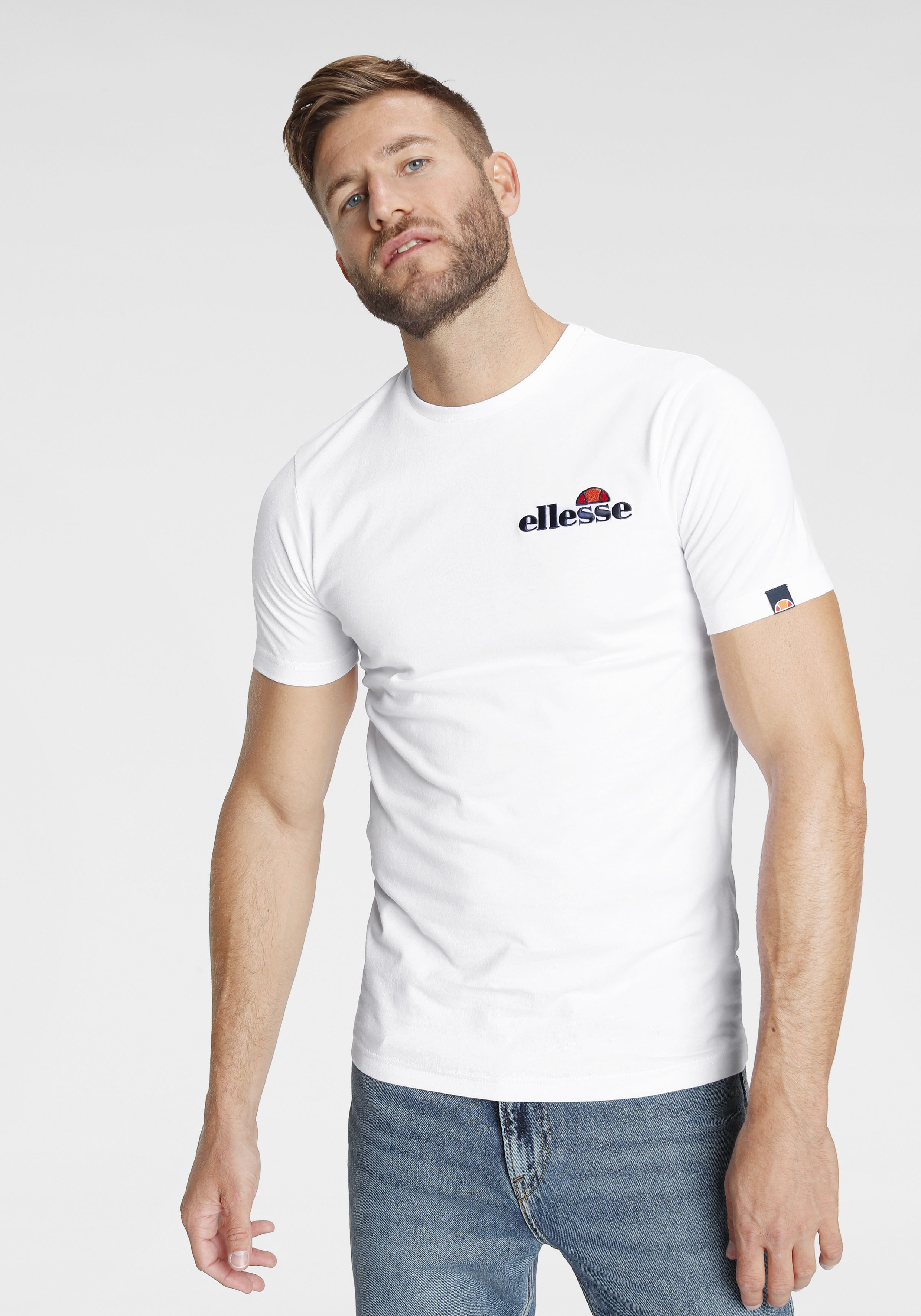 Ellesse 1100000002199 "Voodoo Tee" sportlicher Stil, schmale Passform, Kurzarm-Design