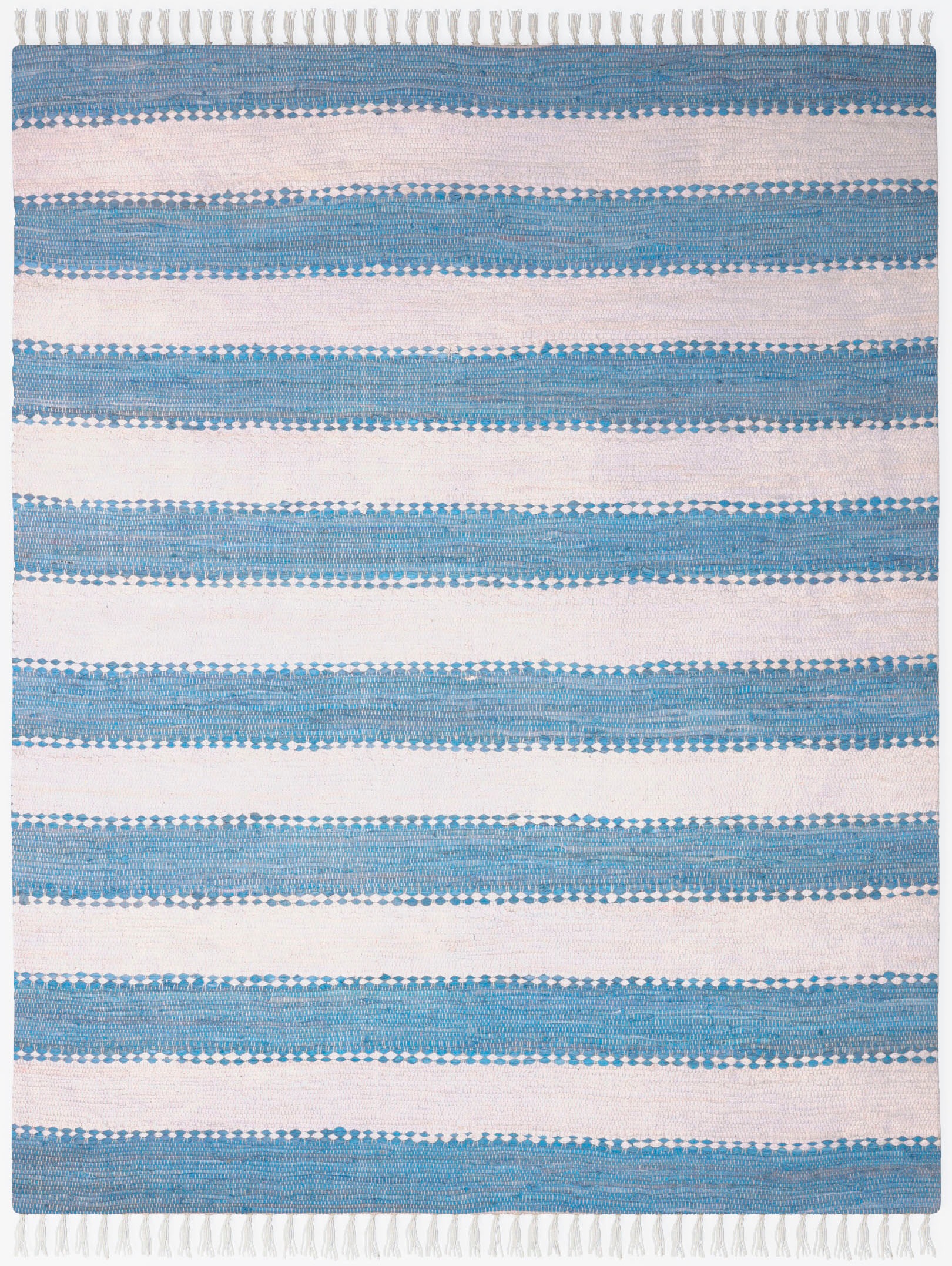 OTTO home Teppich "Benja" rechteckig 10 mm Höhe Handweb Teppich, gestreift, günstig online kaufen