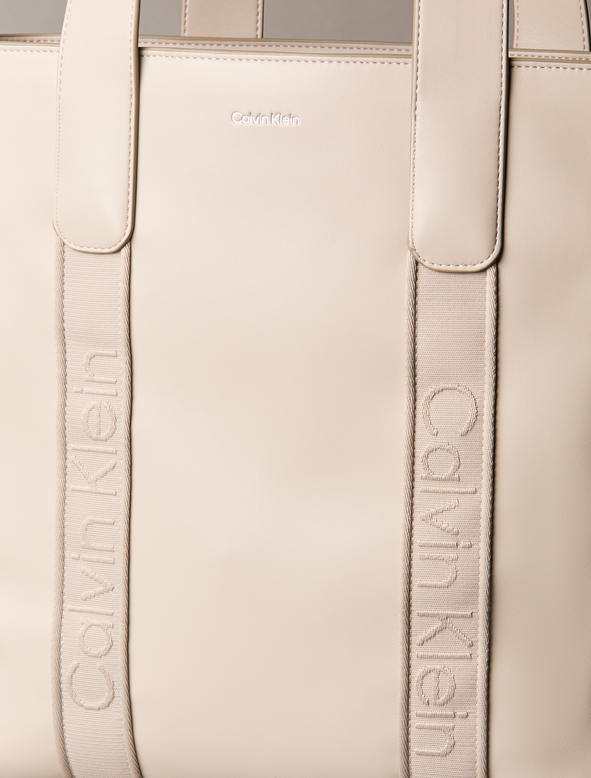 Calvin Klein Tragetasche »WEBBING STRAP TOTE«, Henkeltasche, Schultertasche, Handtasche Damen