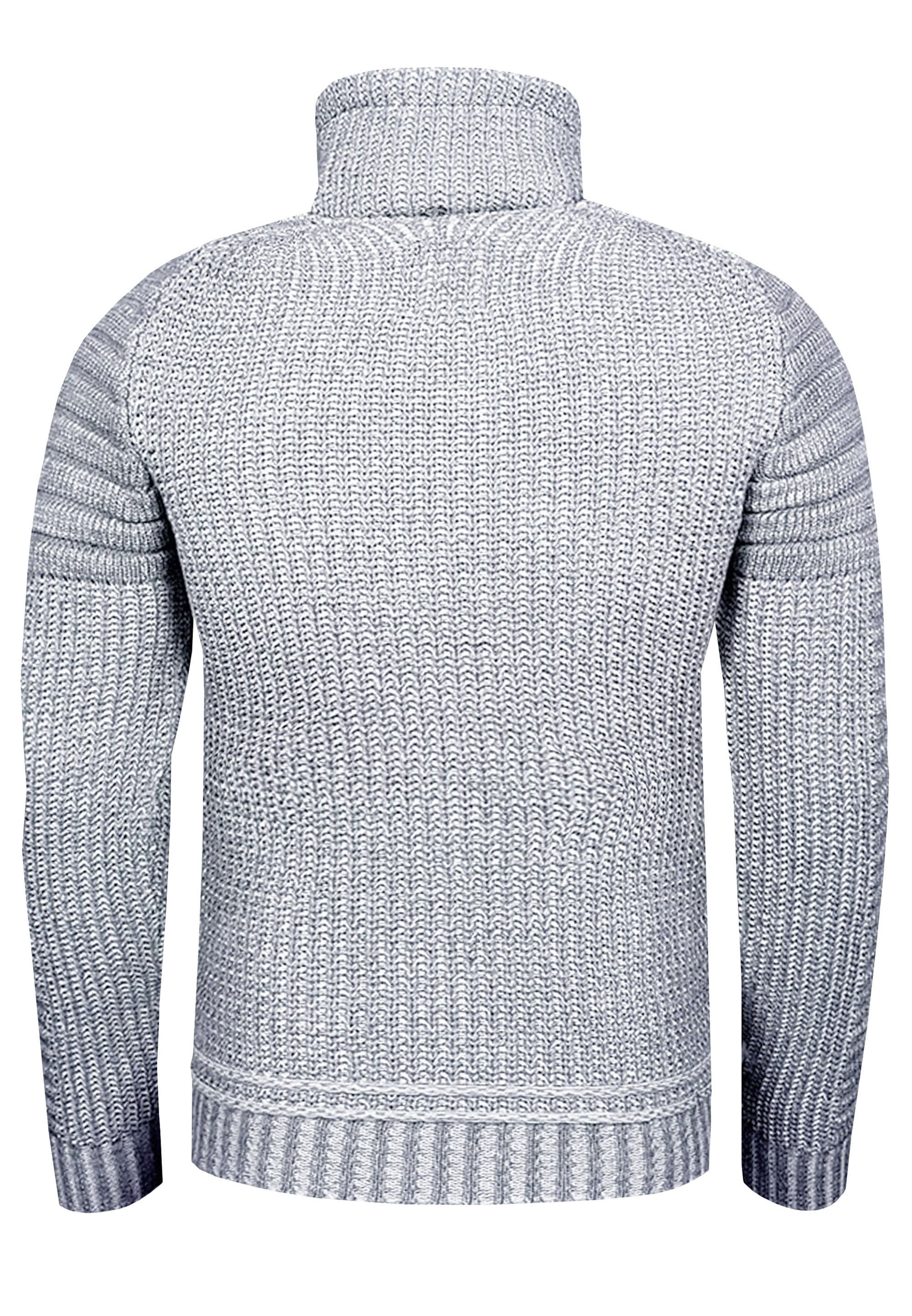 Rusty Neal Strickpullover, mit hochabschließendem Kragen