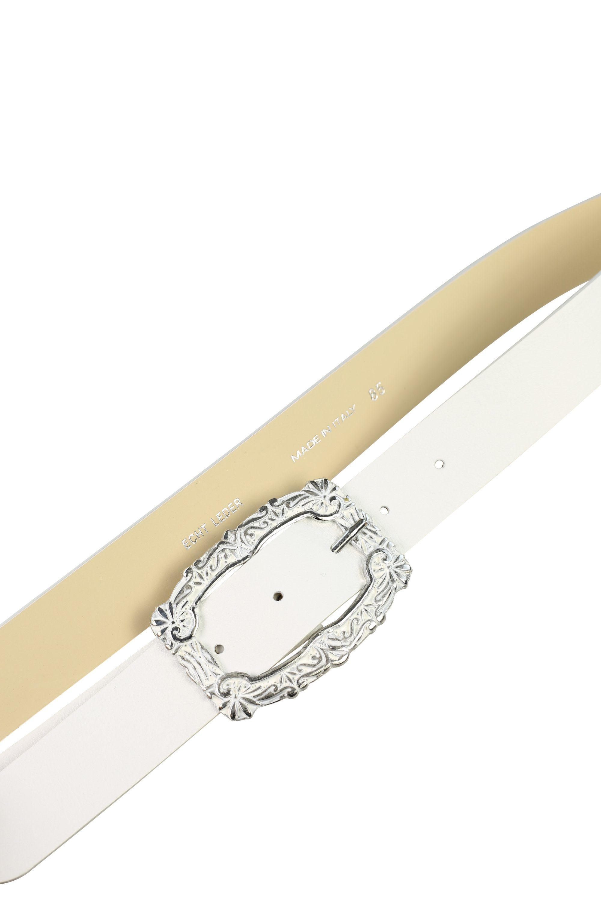 COLLEZIONE ALESSANDRO Ledergürtel »Charlotte«, aus Rindsleder, Made in Italy