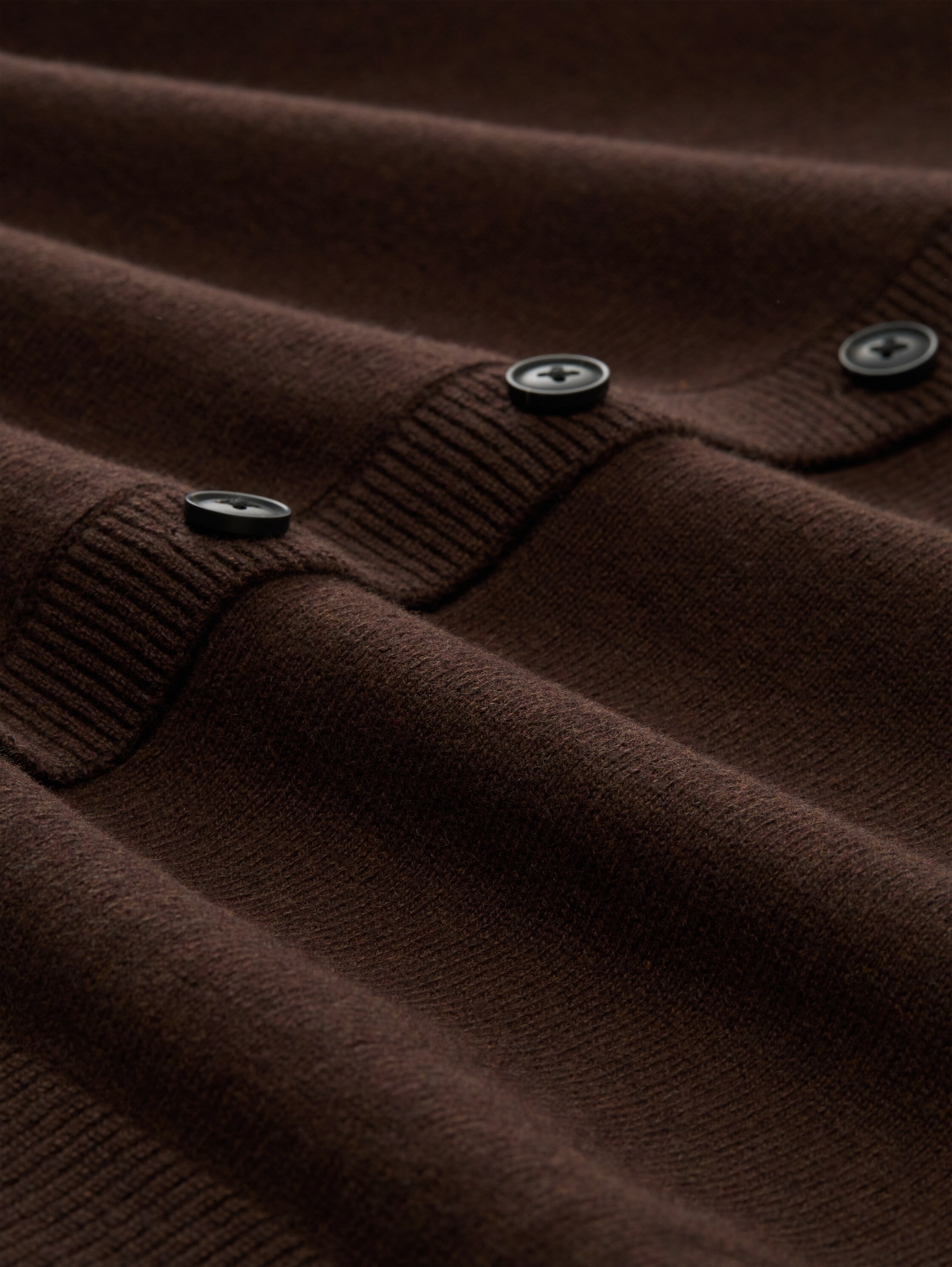 TOM TAILOR Cardigan »Regular« mit Knopfleiste / ohne Ärmel / Strickweste