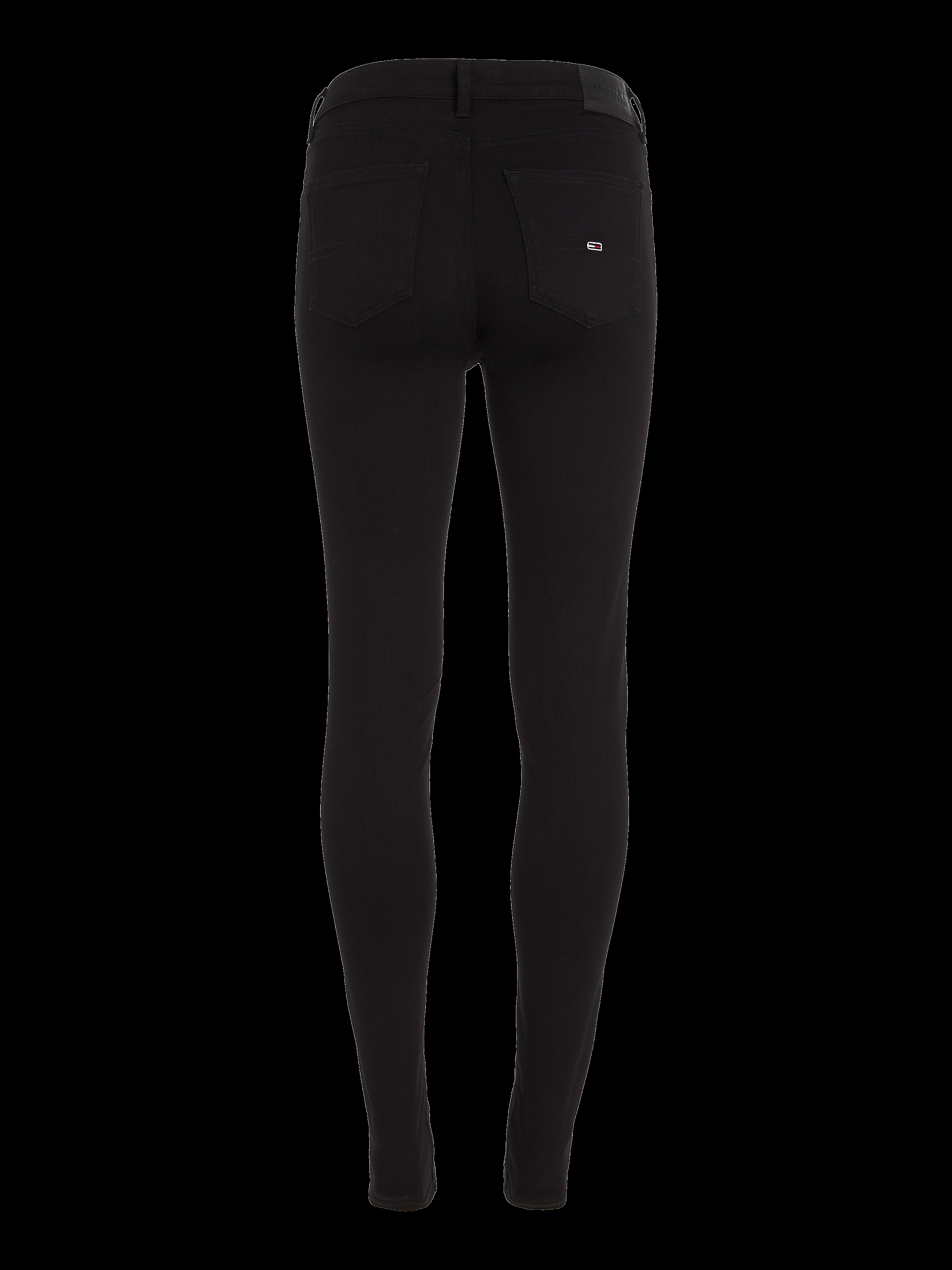 Tommy Jeans Skinny-fit-Jeans »Nora Mid Rise Skinny Fit«, mit Tommy Jeans Logo-Badge & Stickereien