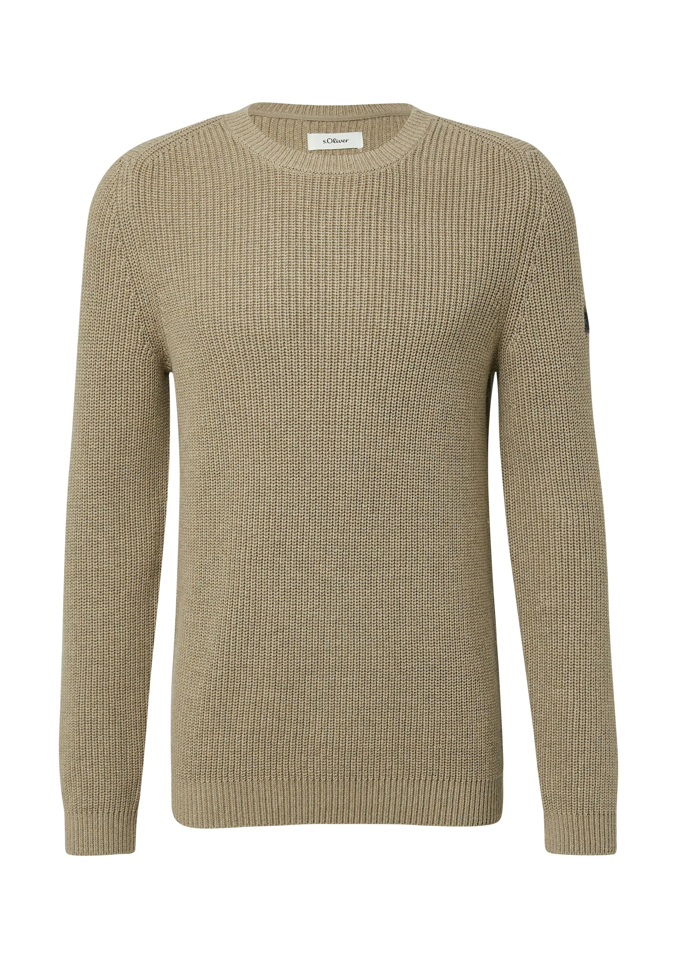 s.Oliver Strickpullover mit Rippbündchen