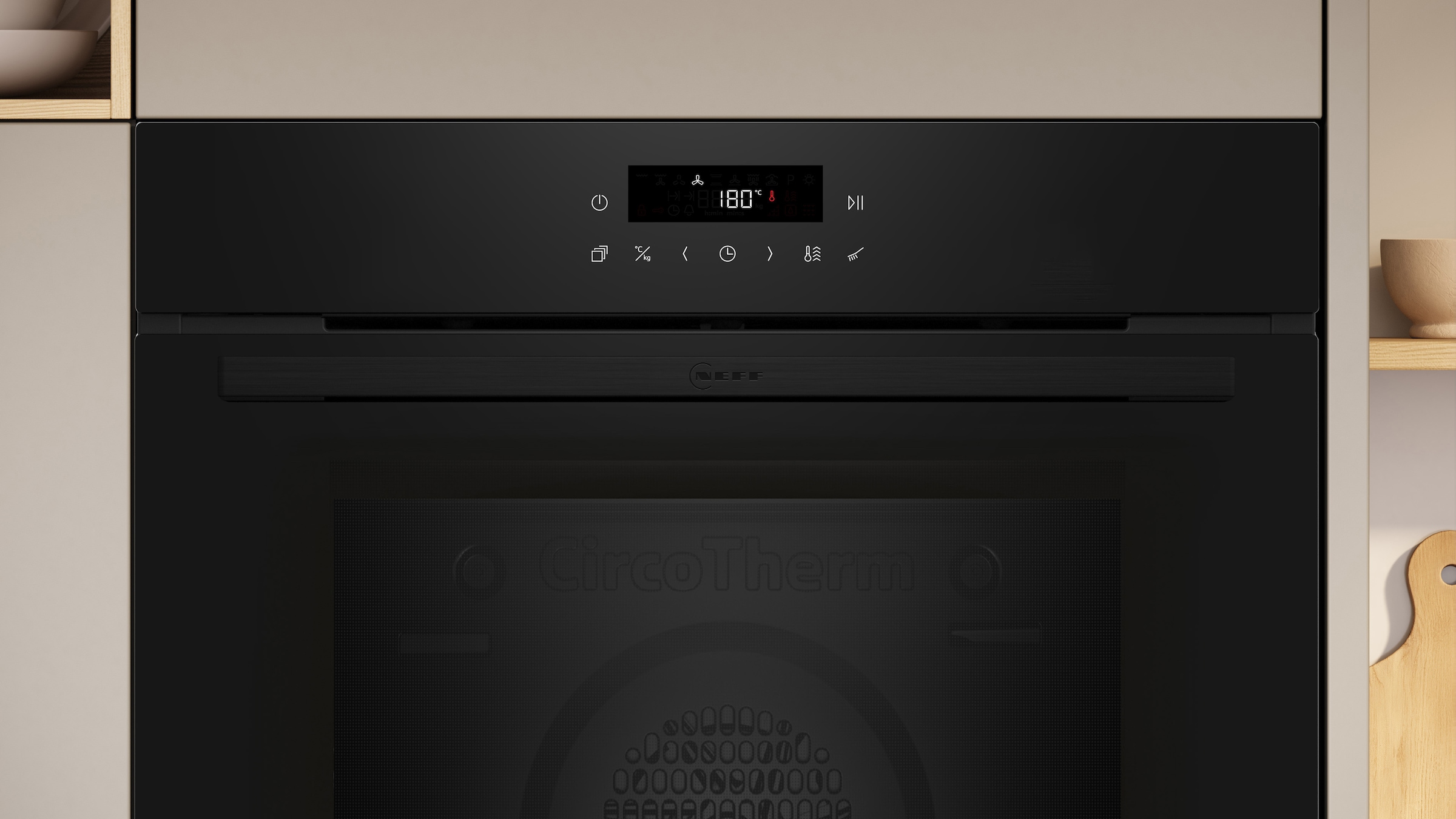 NEFF Pyrolyse Backofen N 30 »B2CCJ7BK3«, Pyrolyse-Selbstreinigung, AirFry-Funktion