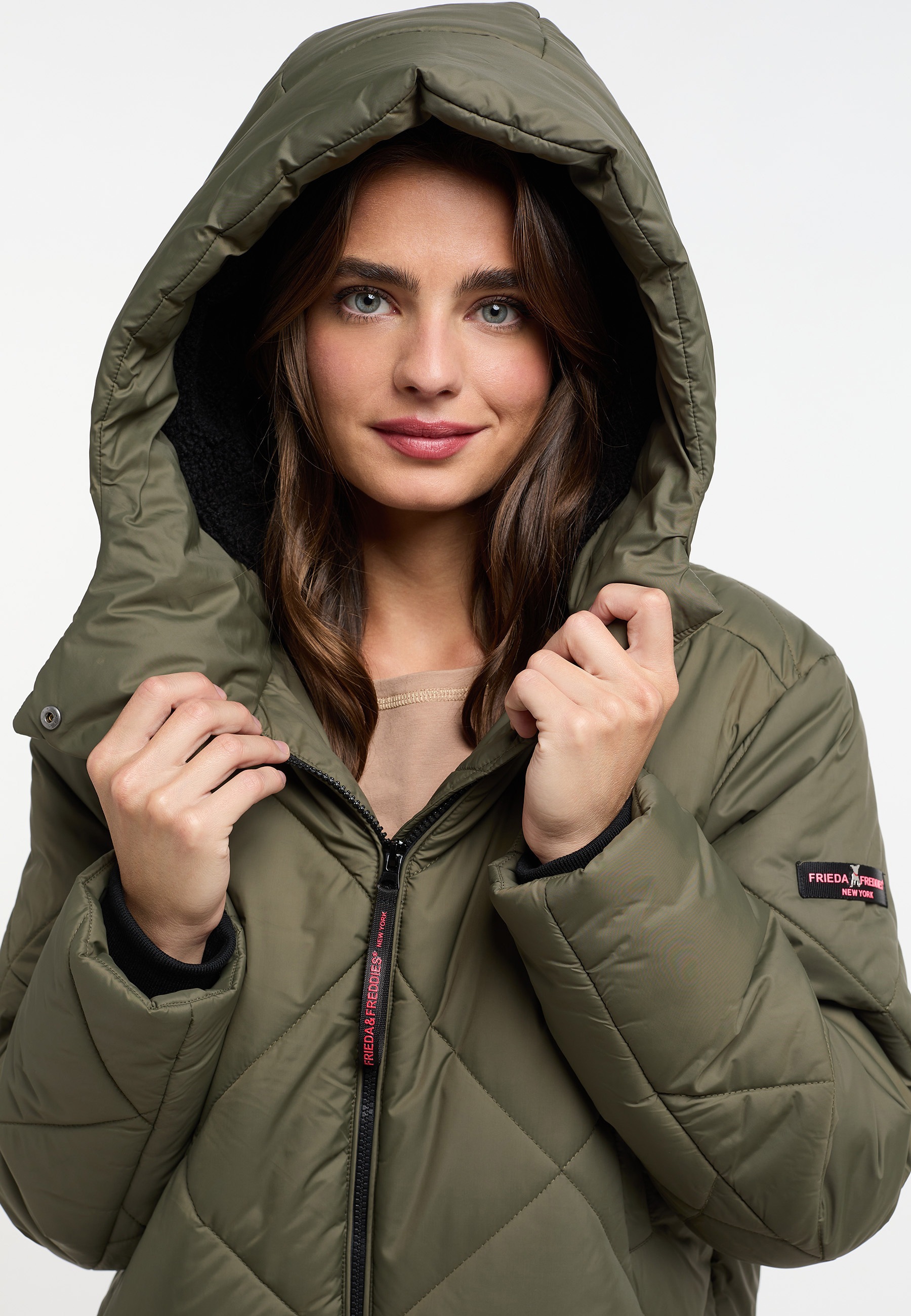Frieda & Freddies Wintermantel »Padding Coat / Richelle«, mit dezenten Farbdetails