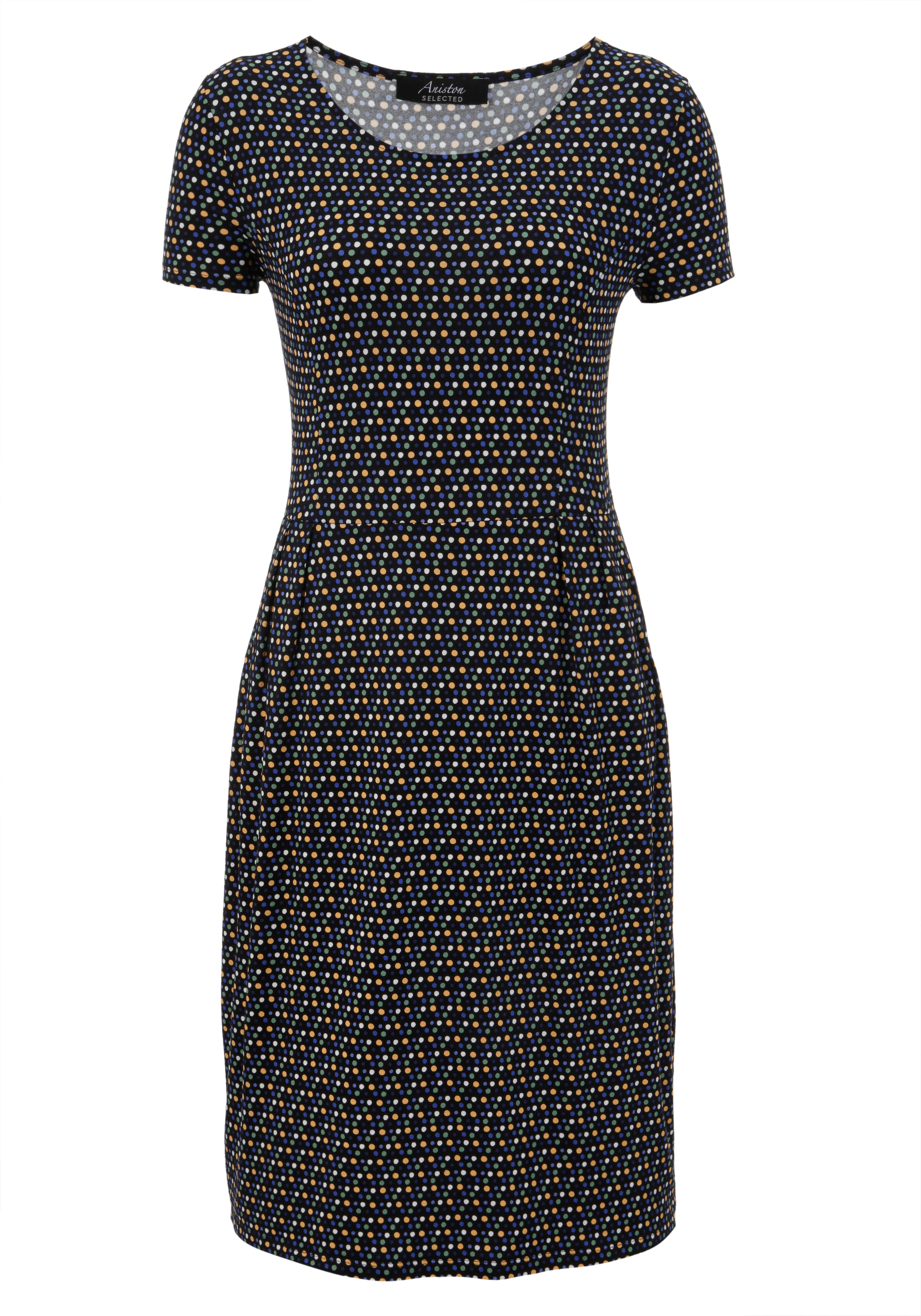 Aniston SELECTED Jerseykleid, mit bunten Punkten bestellen | BAUR