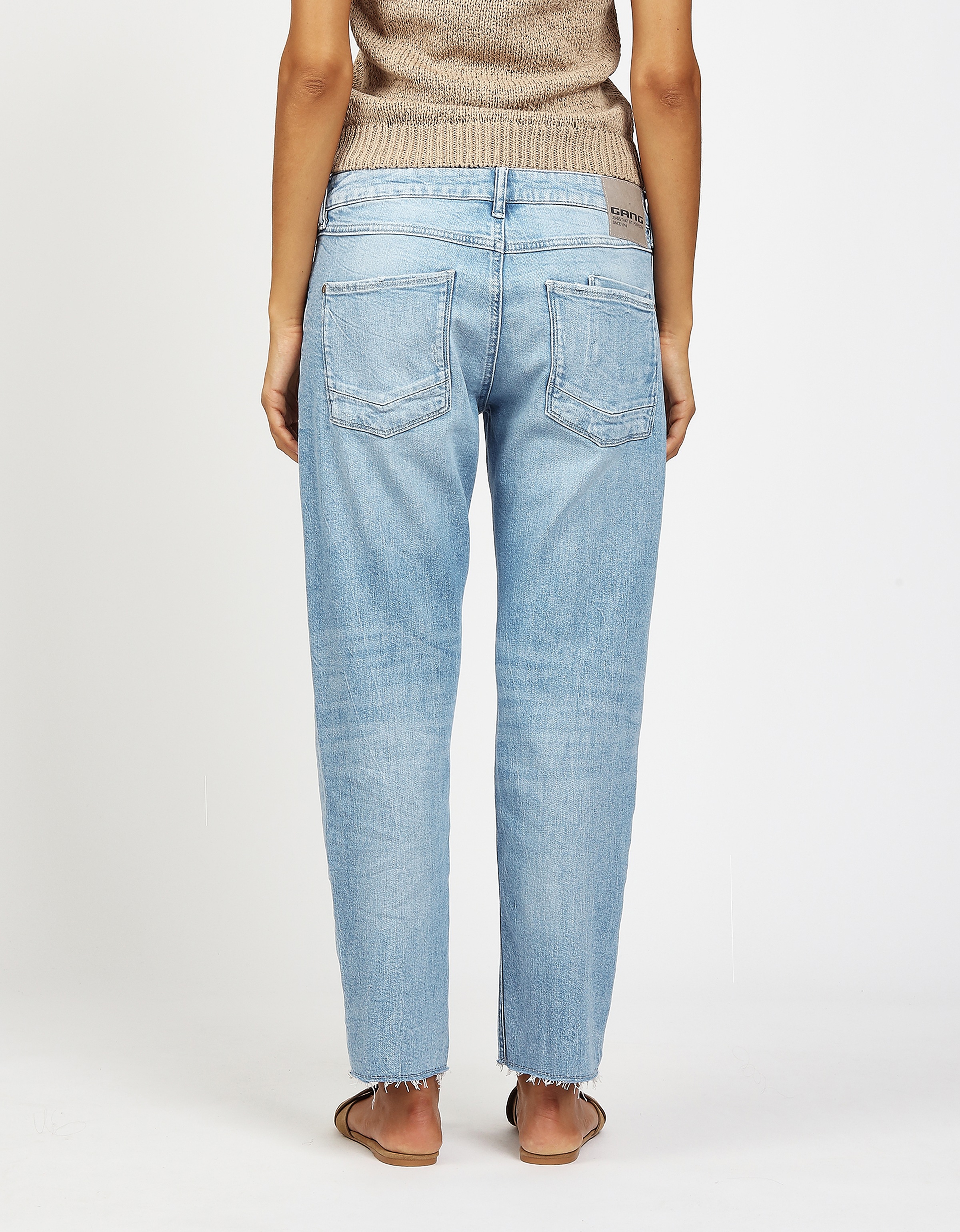 GANG Boyfriend-Jeans "94NADIA" 5-Pocket Style mit Reißverschluss und Knopf günstig online kaufen