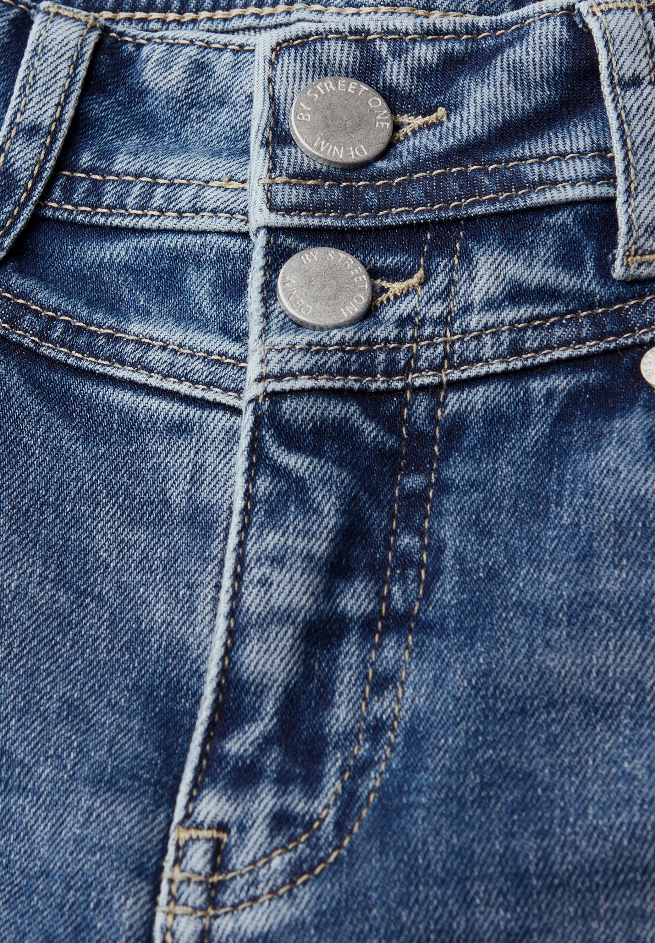 STREET ONE Comfort-fit-Jeans, High Waist