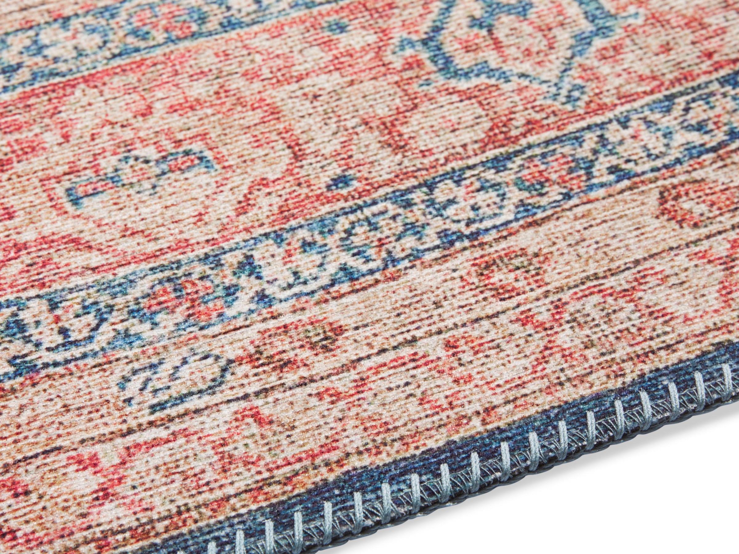 ELLE DECORATION Läufer »Mahal«, rechteckig, 5 mm Höhe, Orient Optik, Vintage Design, gekettelt, kräftige Farben