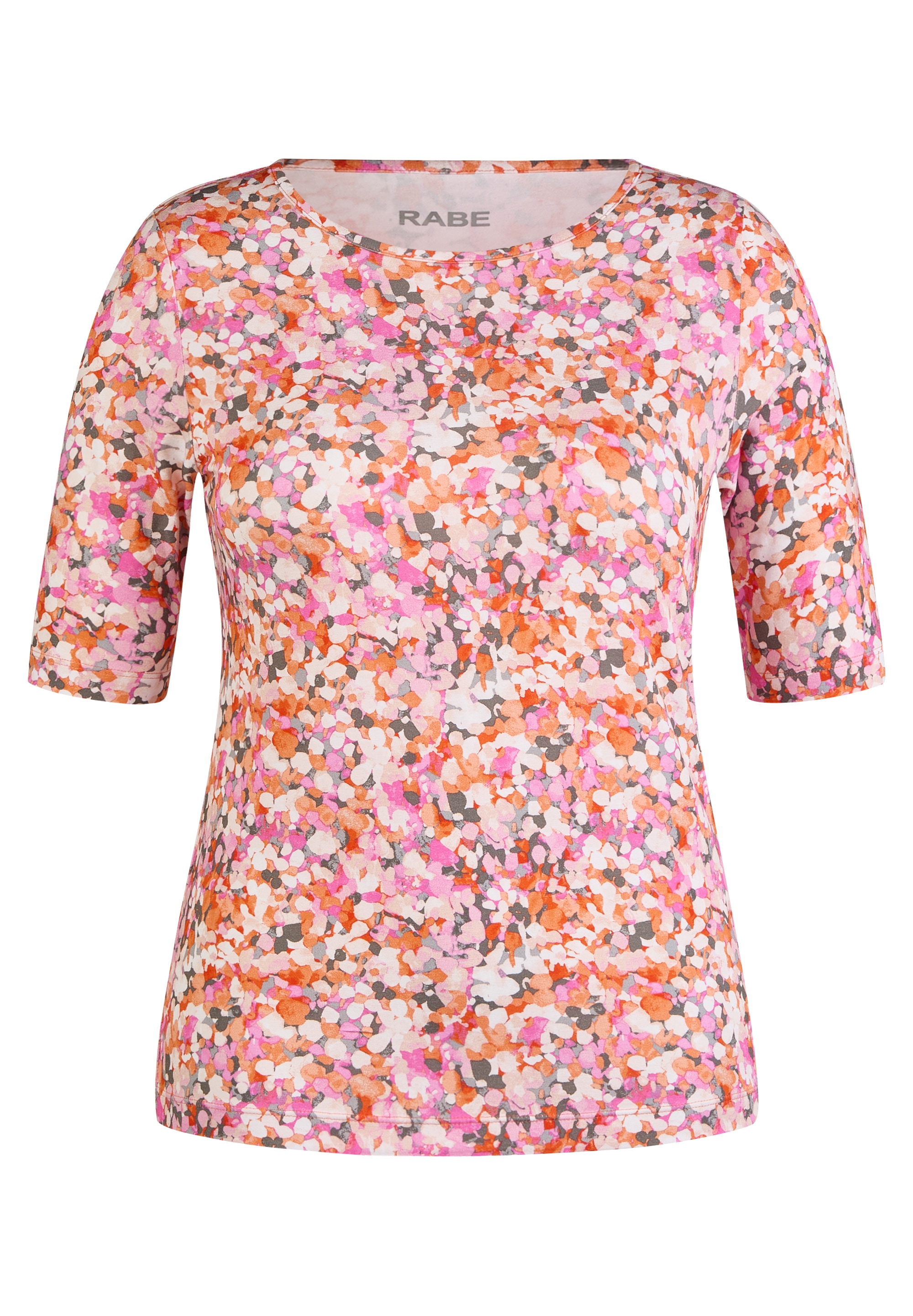 Rabe T-Shirt, mit All-Over Print