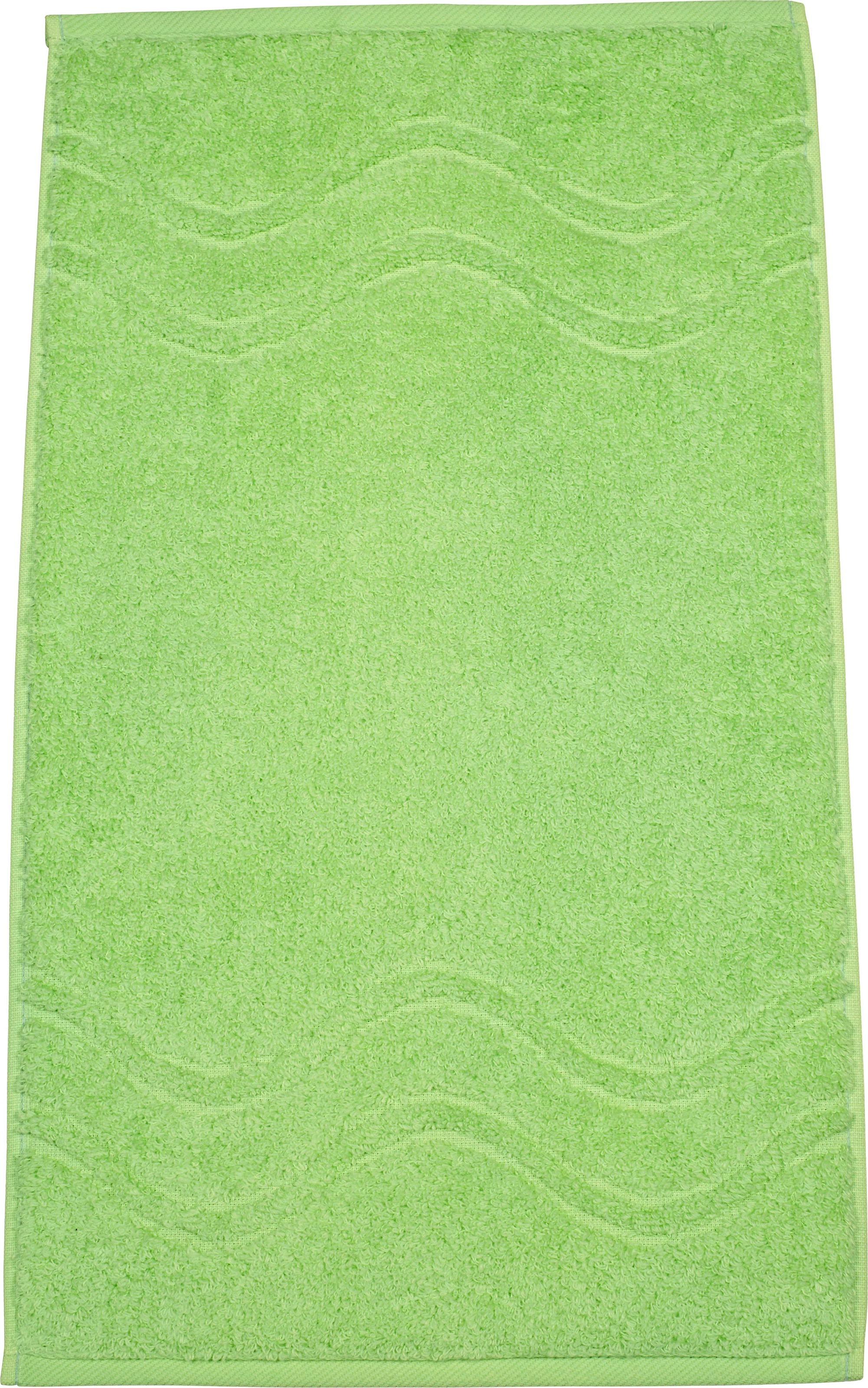 Thumbnail - ROSS Gästehandtuch "Cashmere feeling" 100% Baumwolle, mit Wellen-Bordüre, große Farbauswahl