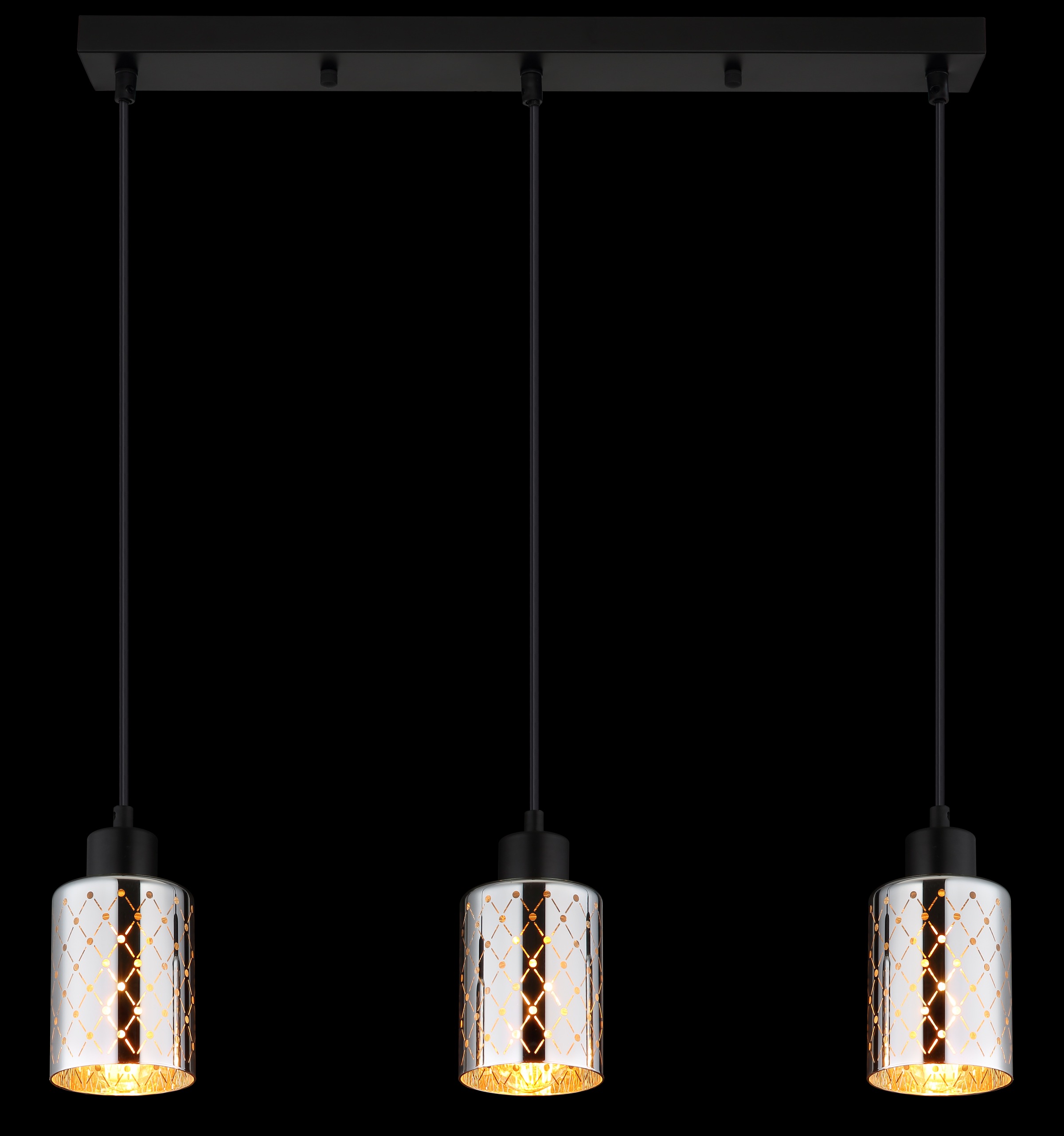 GLOBO LIGHTING Hängeleuchte »ALONSO« E27 1 Stk. Hängelampe Esszimmer-Leuchte Esstischleuchte Wohnzimmer